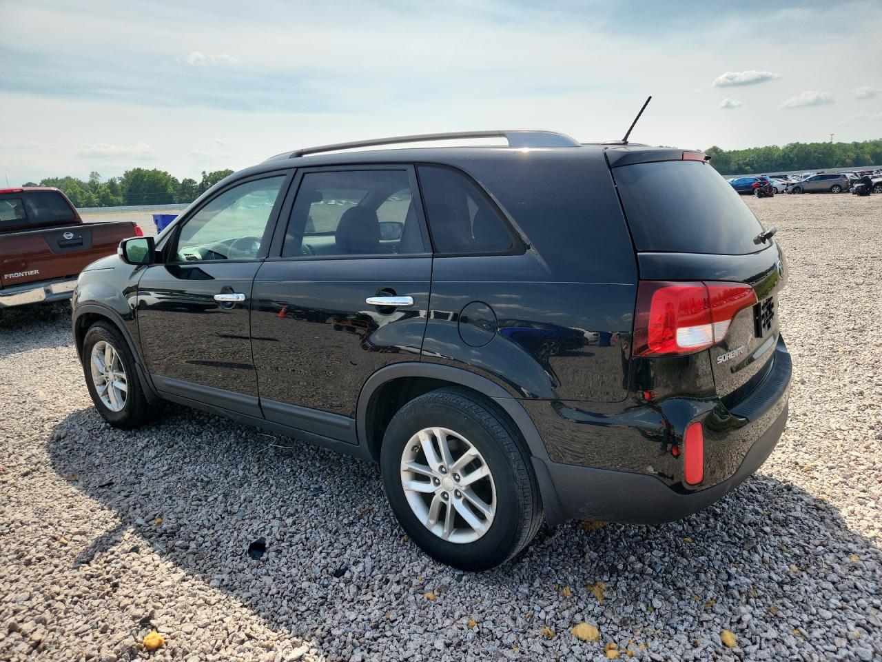 2014 Kia Sorento Lx Black vin: 5XYKT3A62EG508136