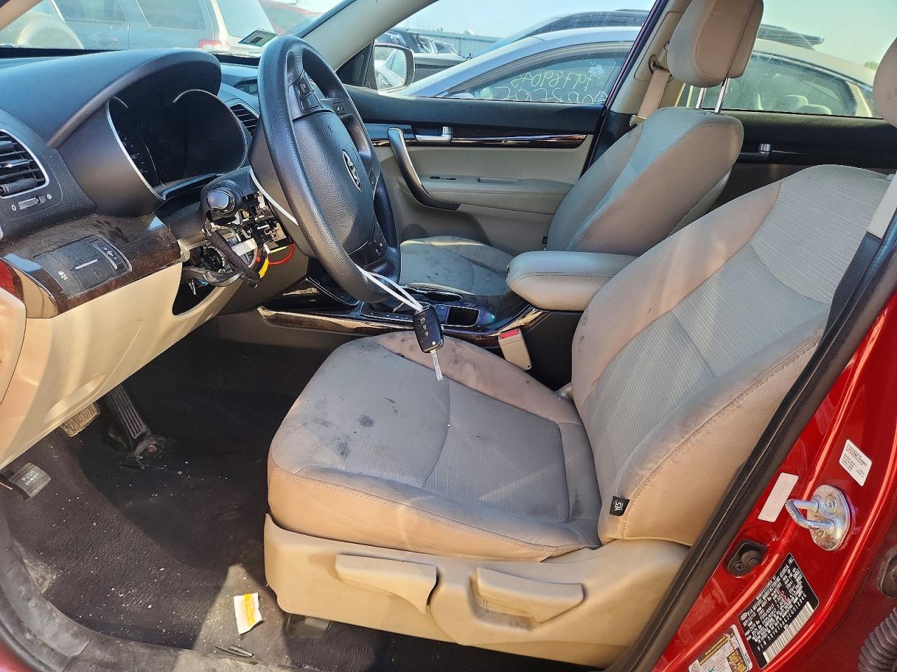 2014 Kia Sorento Lx Red vin: 5XYKT3A62EG512946