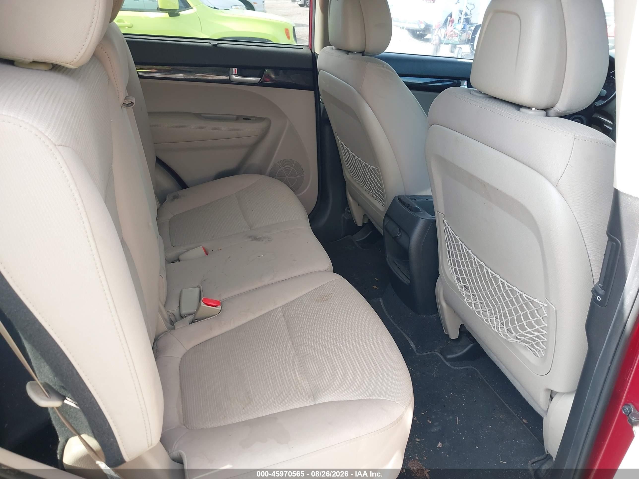 2014 Kia Sorento Lx Red vin: 5XYKT3A62EG523042