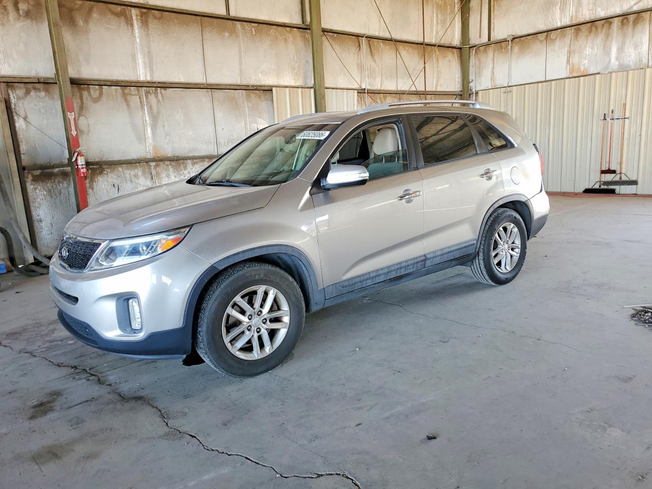 2015 Kia Sorento Lx Gray vin: 5XYKT3A62FG570993