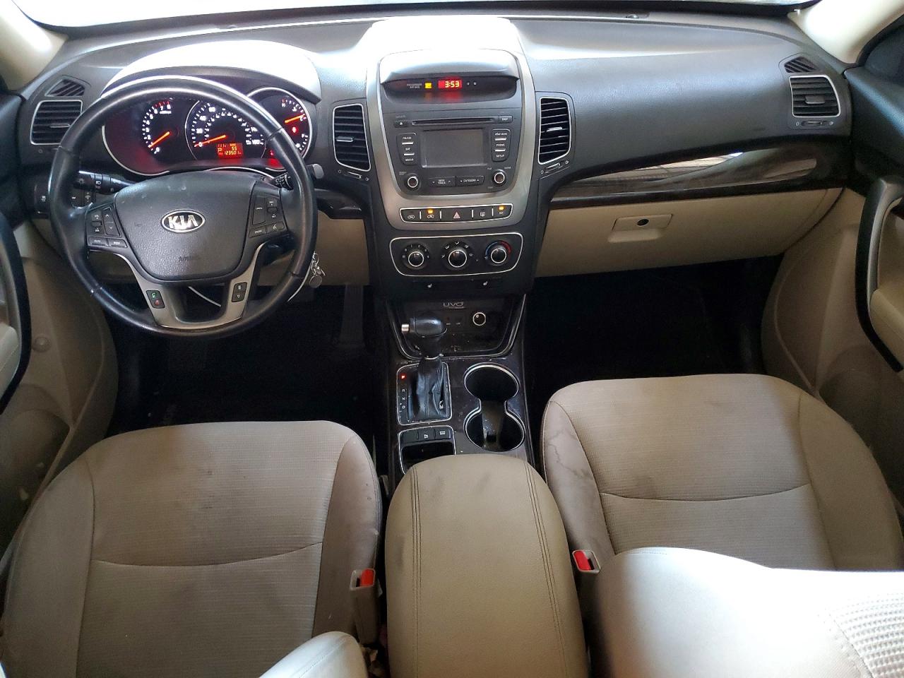 2015 Kia Sorento Lx Gray vin: 5XYKT3A62FG570993