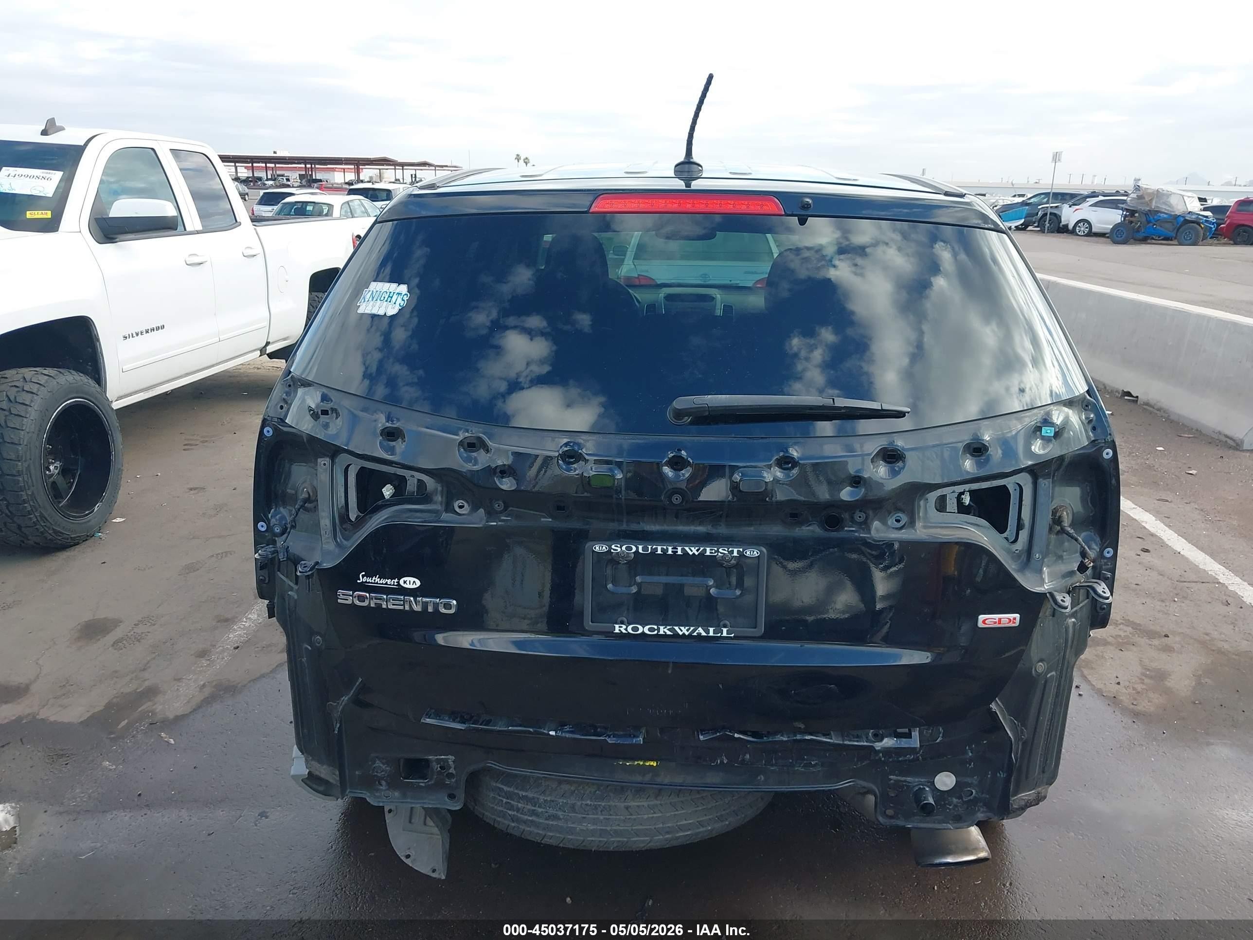 2015 Kia Sorento Lx Black vin: 5XYKT3A62FG579614