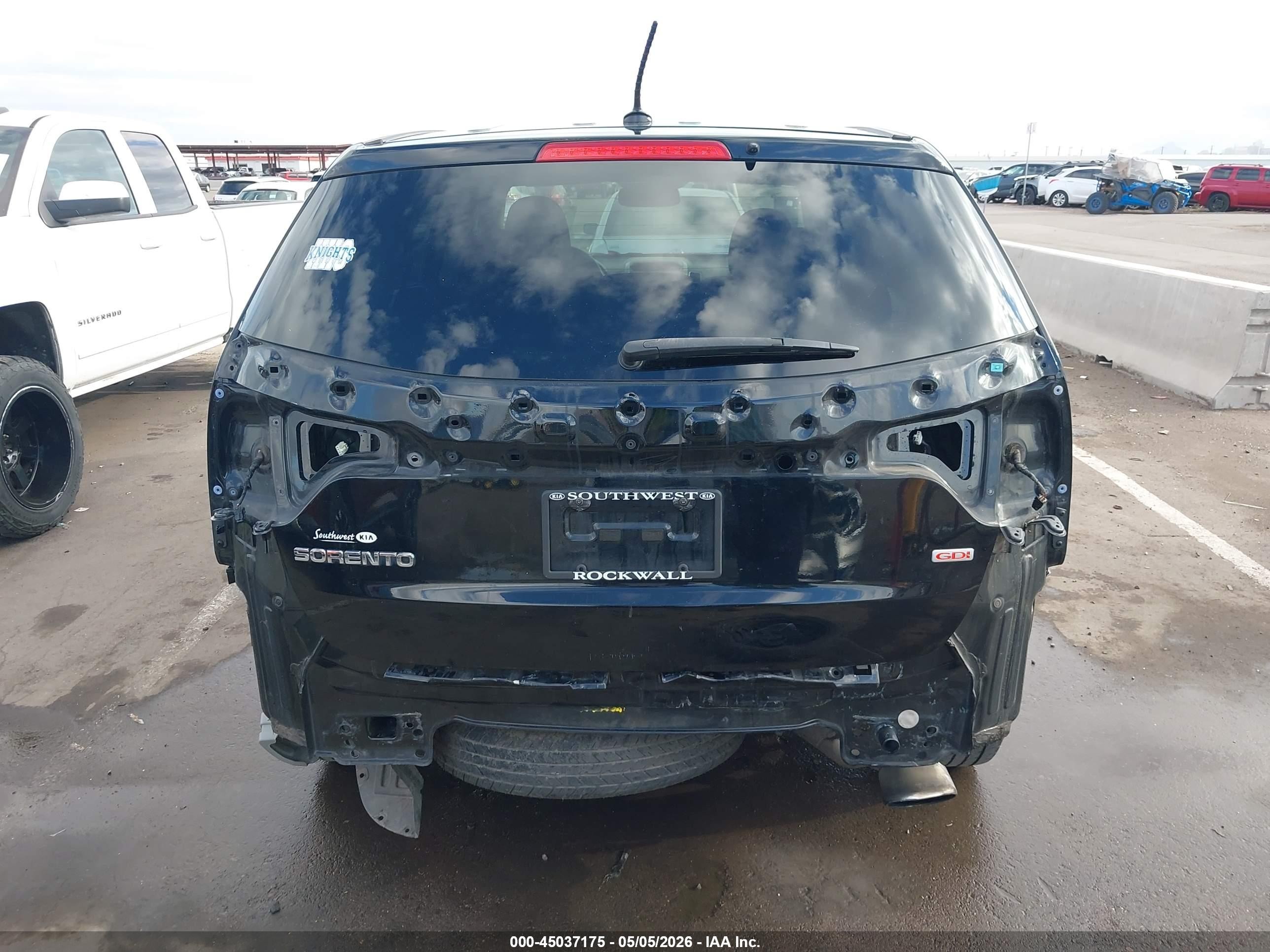 2015 Kia Sorento Lx Black vin: 5XYKT3A62FG579614