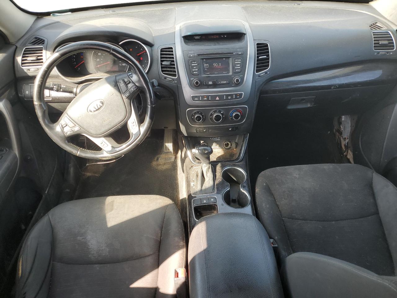 2015 Kia Sorento Lx Фиолетовый vin: 5XYKT3A62FG580620 Damage: Right Front Kick Panel, Missing, Replacement Required