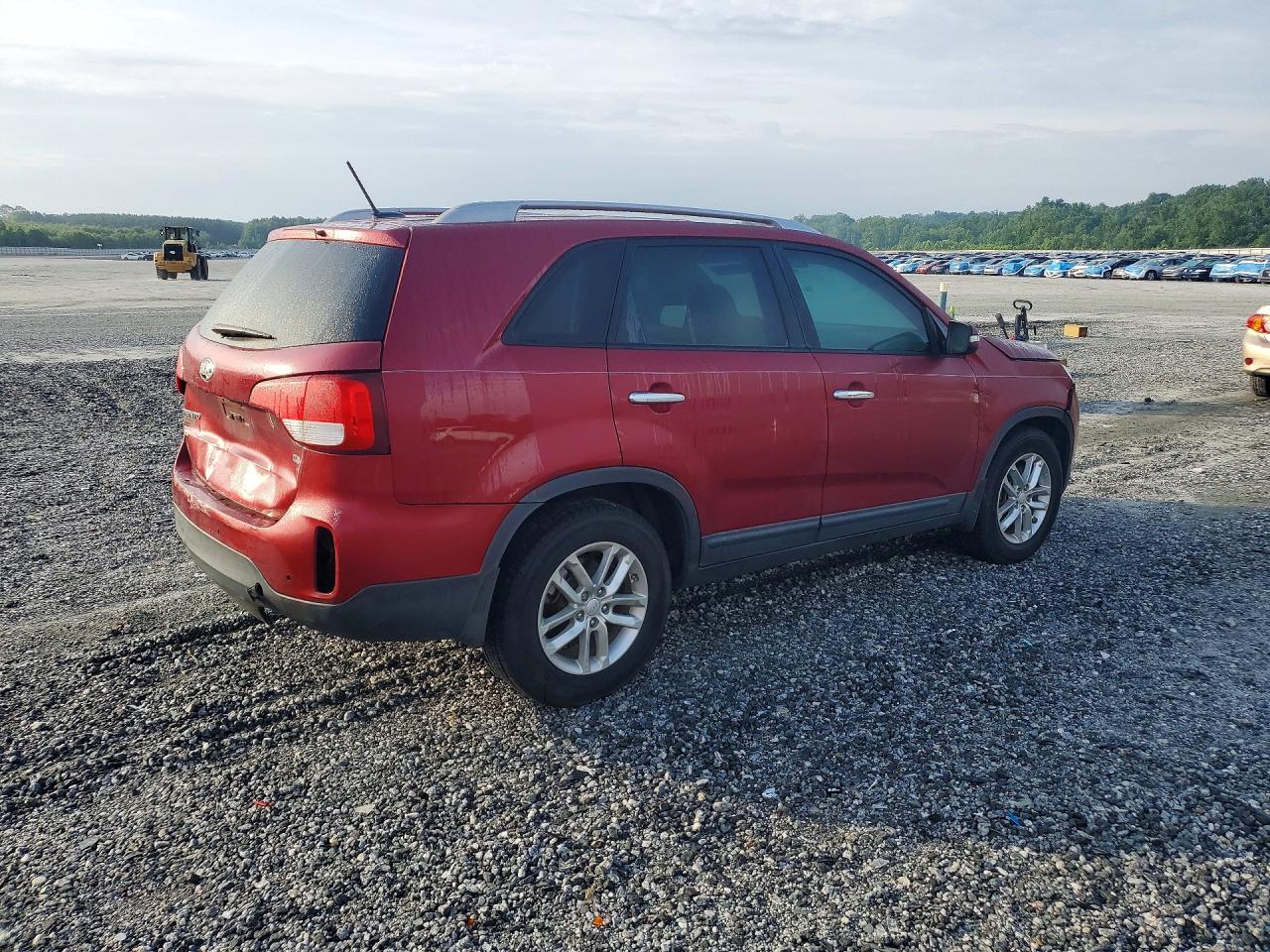 2015 Kia Sorento Lx Burgundy vin: 5XYKT3A62FG593965