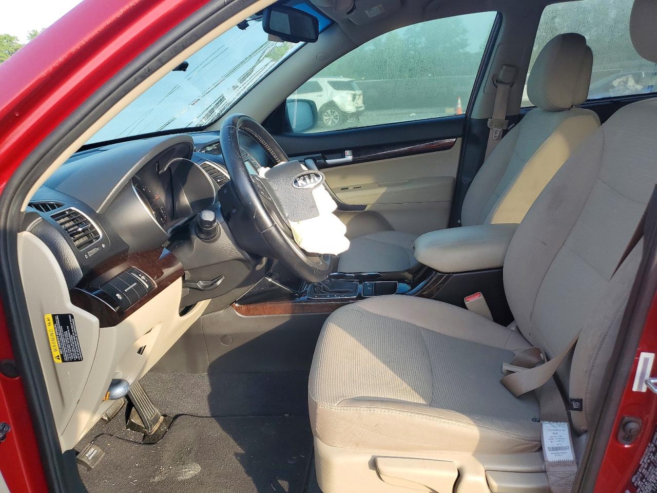 2015 Kia Sorento Lx Burgundy vin: 5XYKT3A62FG593965