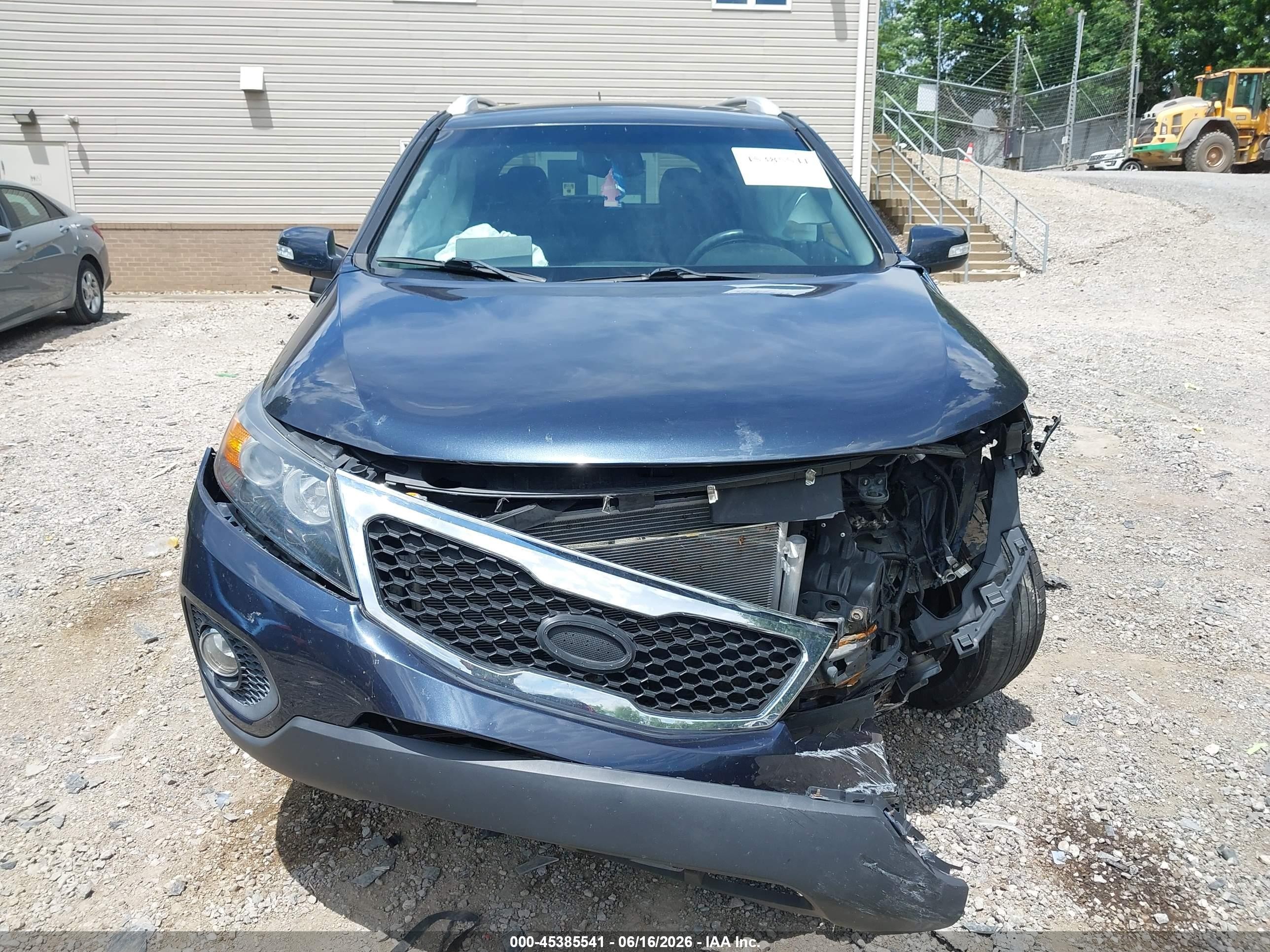 2012 Kia Sorento Lx Black vin: 5XYKT3A63CG230845