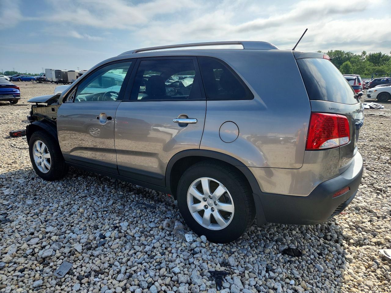 2012 Kia Sorento Lx Gray vin: 5XYKT3A63CG254059