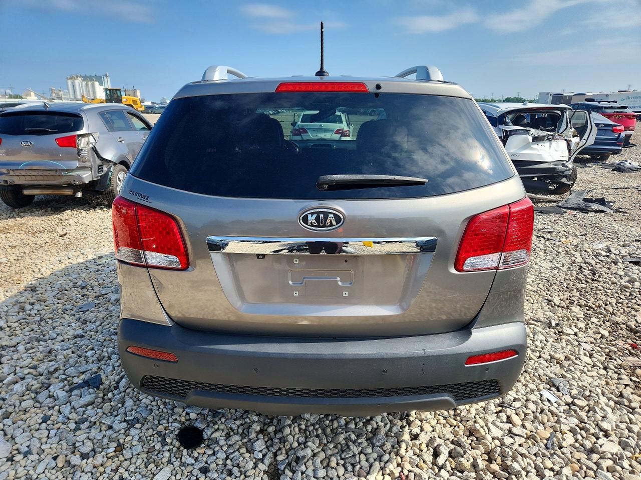 2012 Kia Sorento Lx Gray vin: 5XYKT3A63CG254059