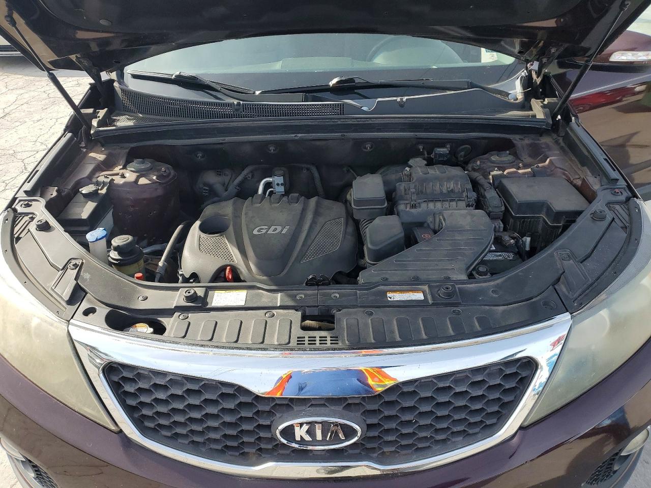 2012 Kia Sorento Lx Maroon vin: 5XYKT3A63CG254403