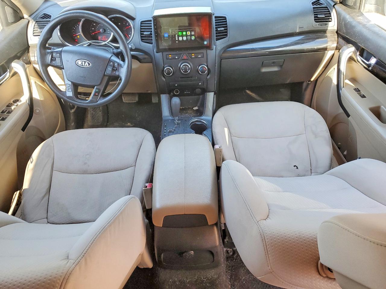 2012 Kia Sorento Lx Burgundy vin: 5XYKT3A63CG309027