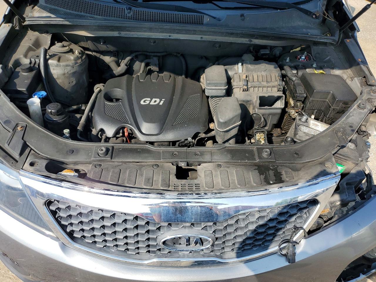 2013 Kia Sorento Lx Silver vin: 5XYKT3A63DG335239