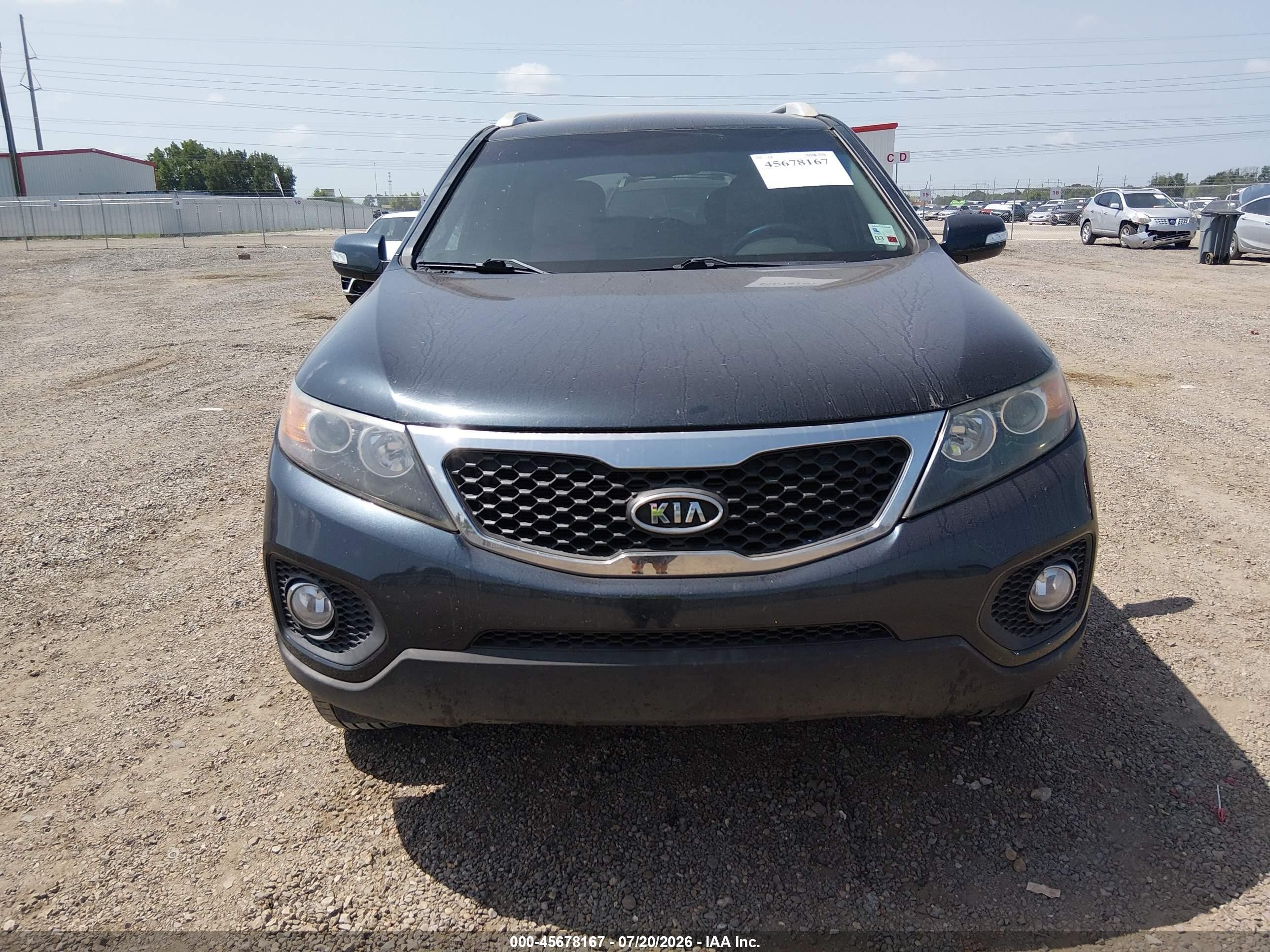 2013 Kia Sorento Lx Black vin: 5XYKT3A63DG339291