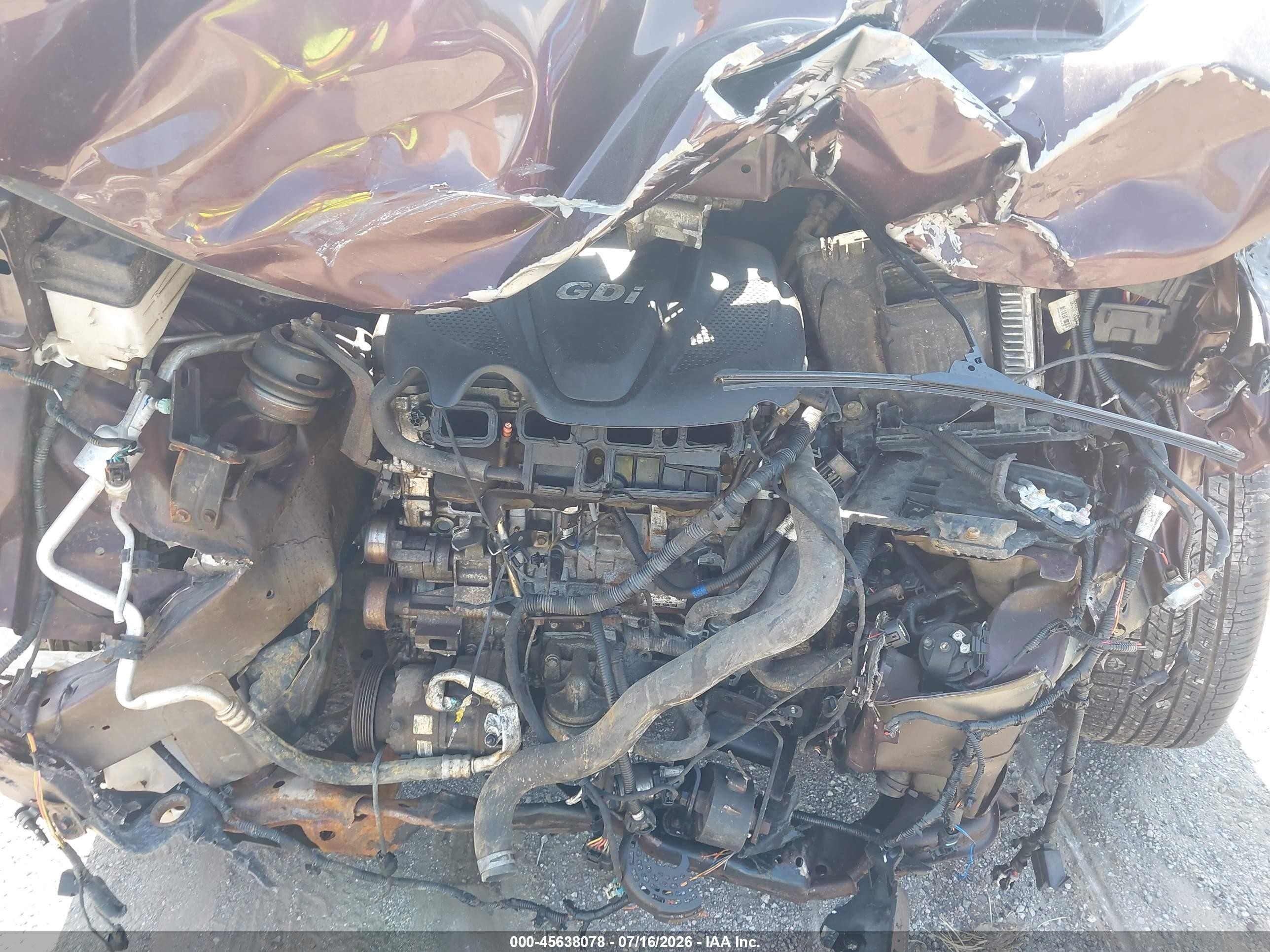 2013 Kia Sorento Lx Purple vin: 5XYKT3A63DG383792