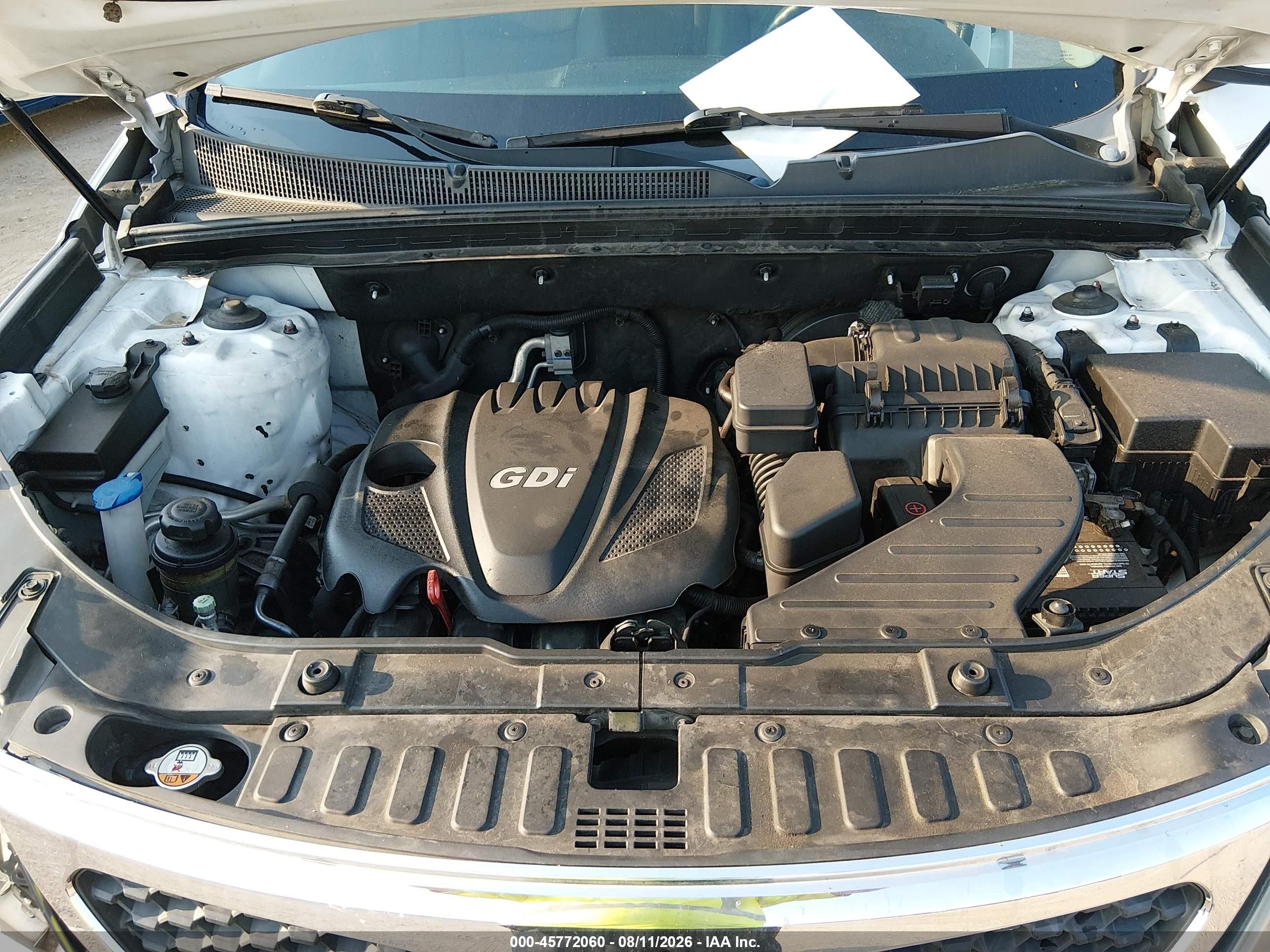 2013 Kia Sorento Lx Белый vin: 5XYKT3A63DG384019