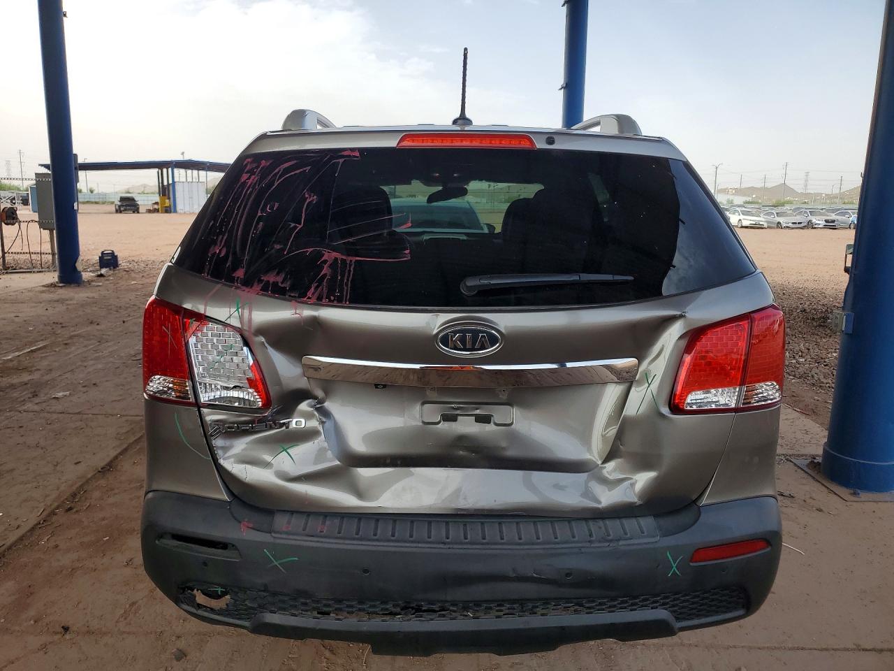 2013 Kia Sorento Lx Brown vin: 5XYKT3A63DG384148
