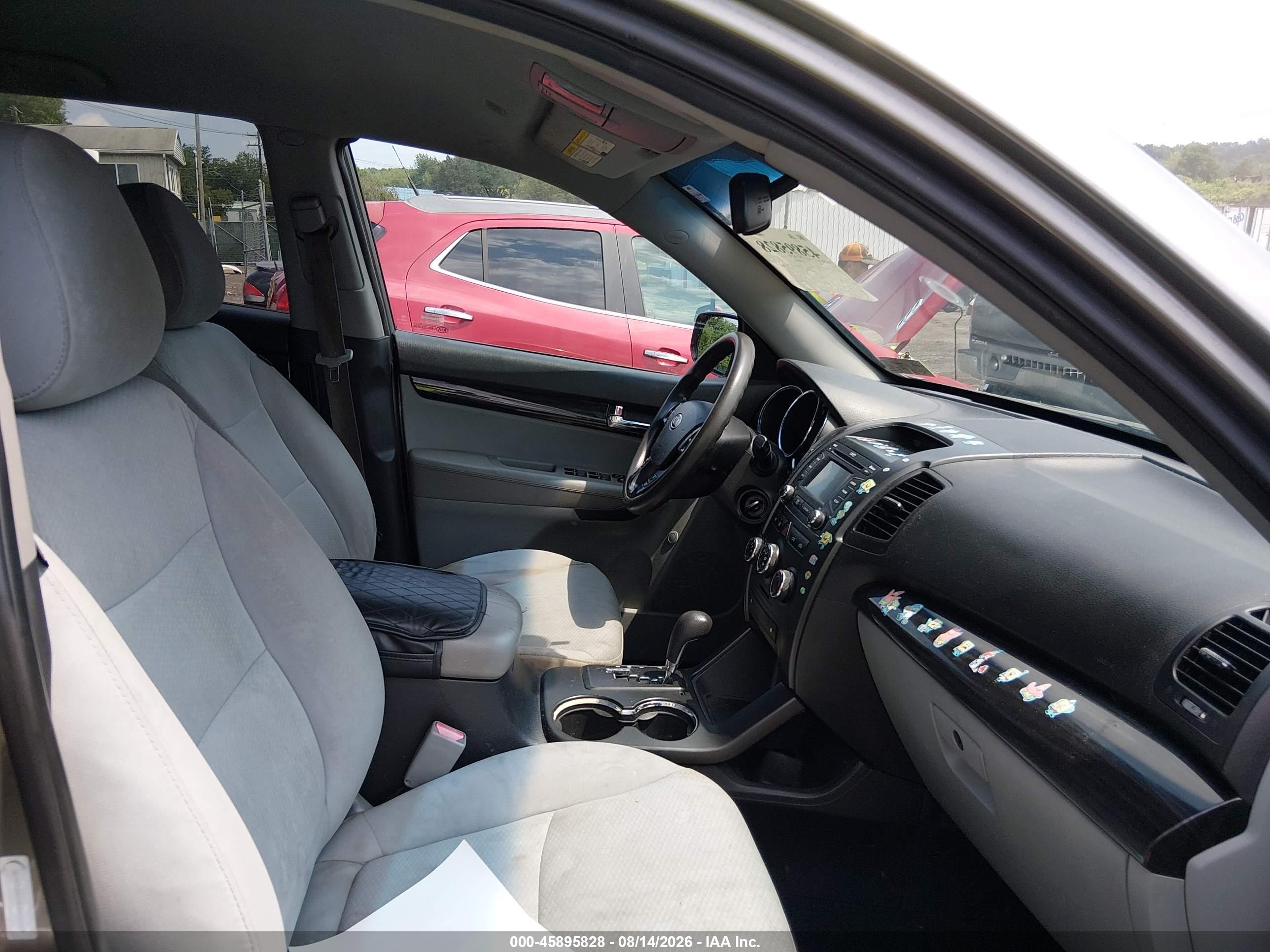 2013 Kia Sorento Lx Gray vin: 5XYKT3A63DG416659