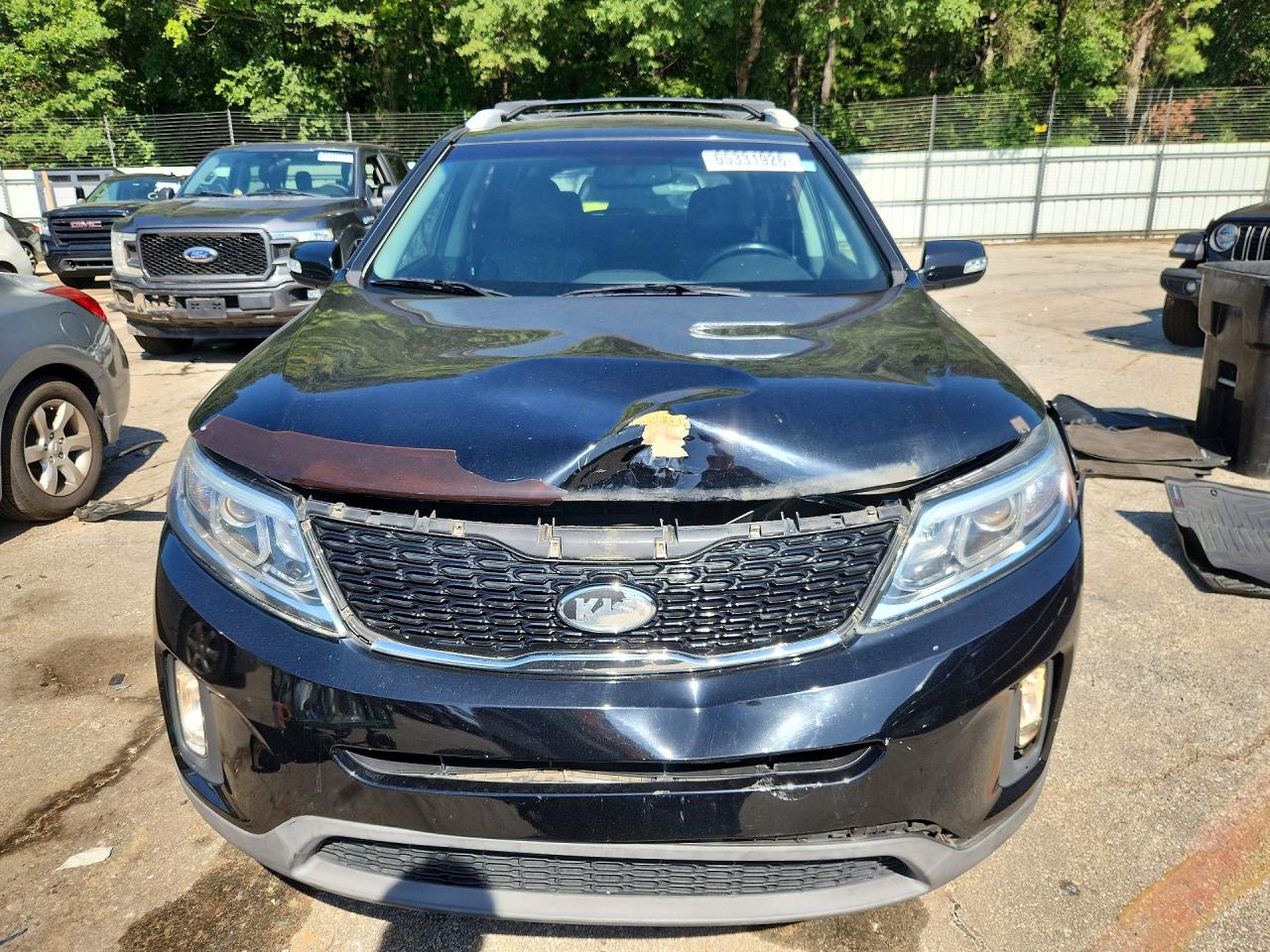 2014 Kia Sorento Lx Черный vin: 5XYKT3A63EG437108