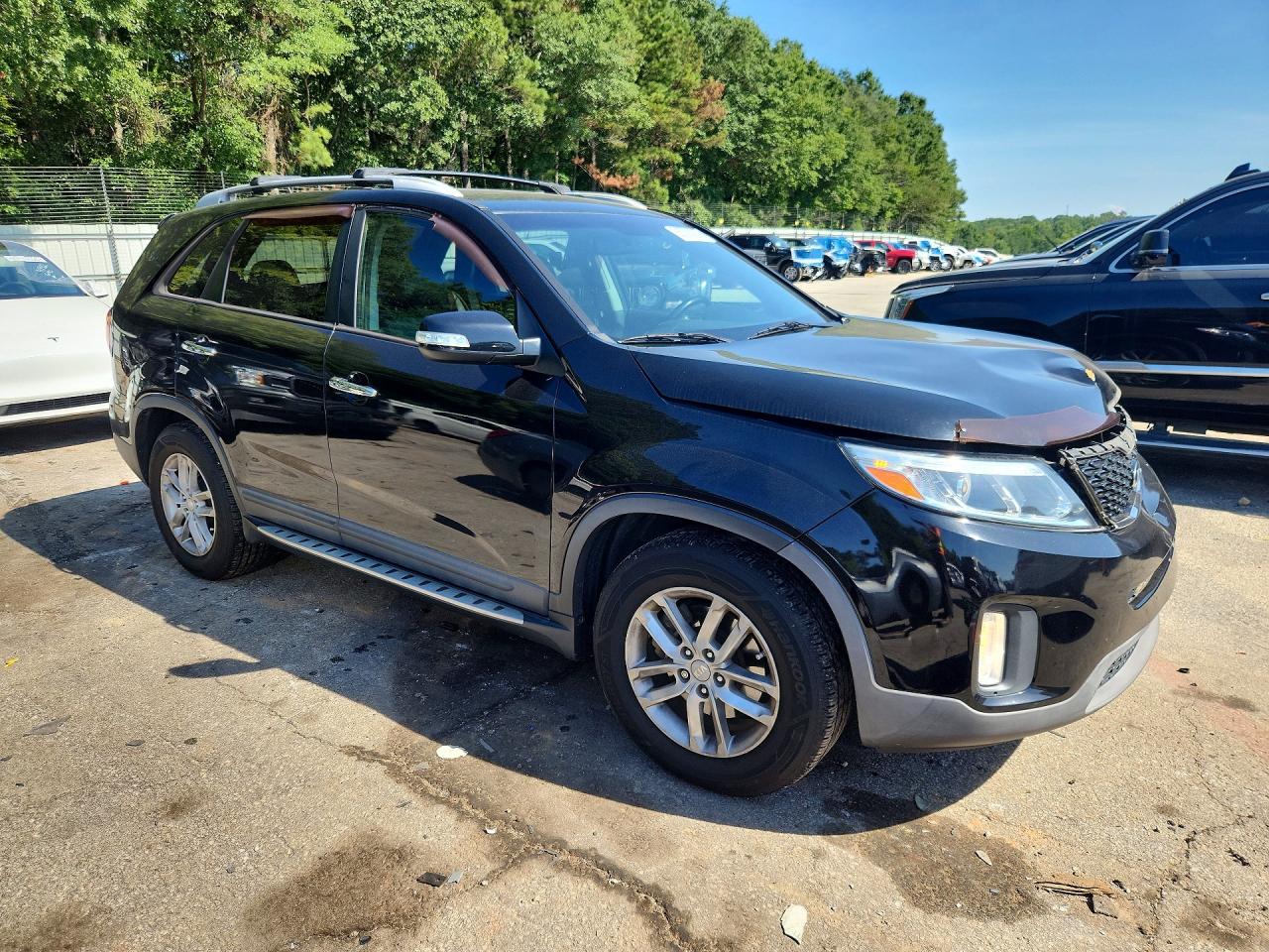 2014 Kia Sorento Lx Черный vin: 5XYKT3A63EG437108
