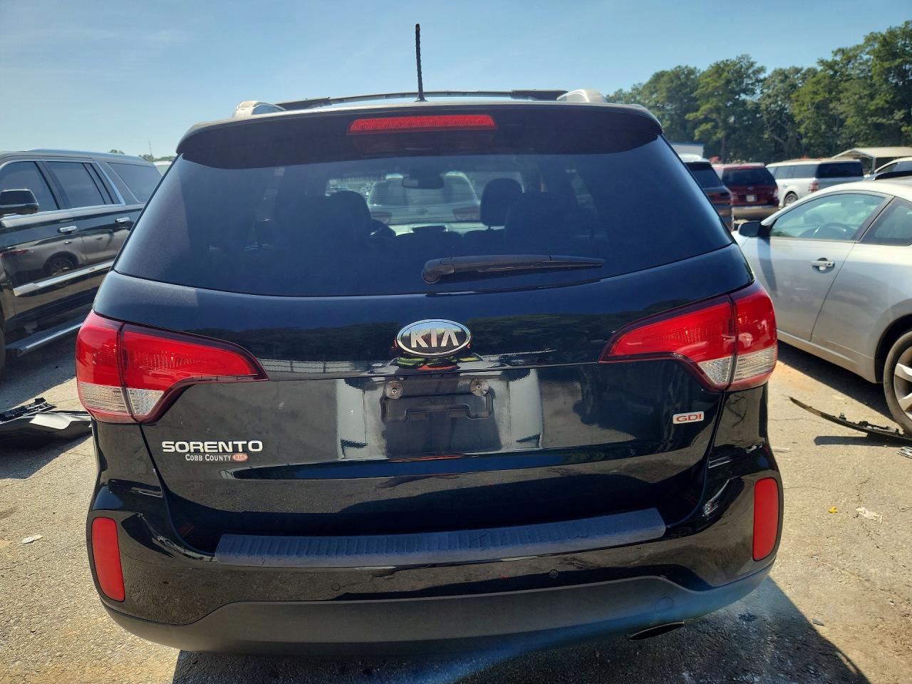 2014 Kia Sorento Lx Черный vin: 5XYKT3A63EG437108