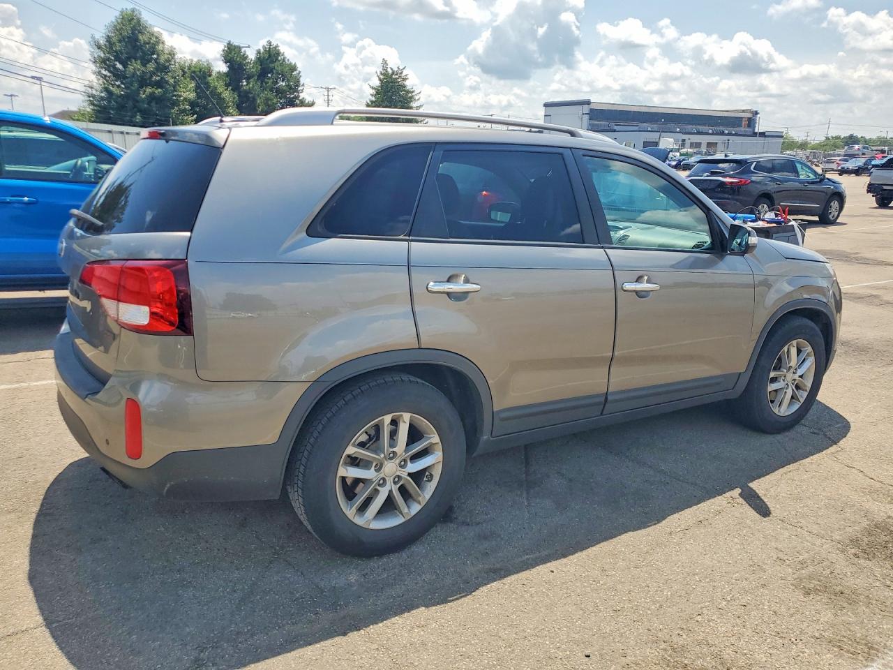 2014 Kia Sorento Lx Gray vin: 5XYKT3A63EG441028