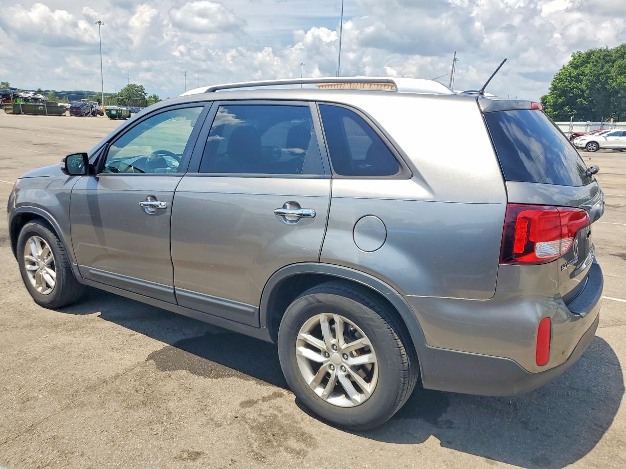 2014 Kia Sorento Lx Gray vin: 5XYKT3A63EG441028