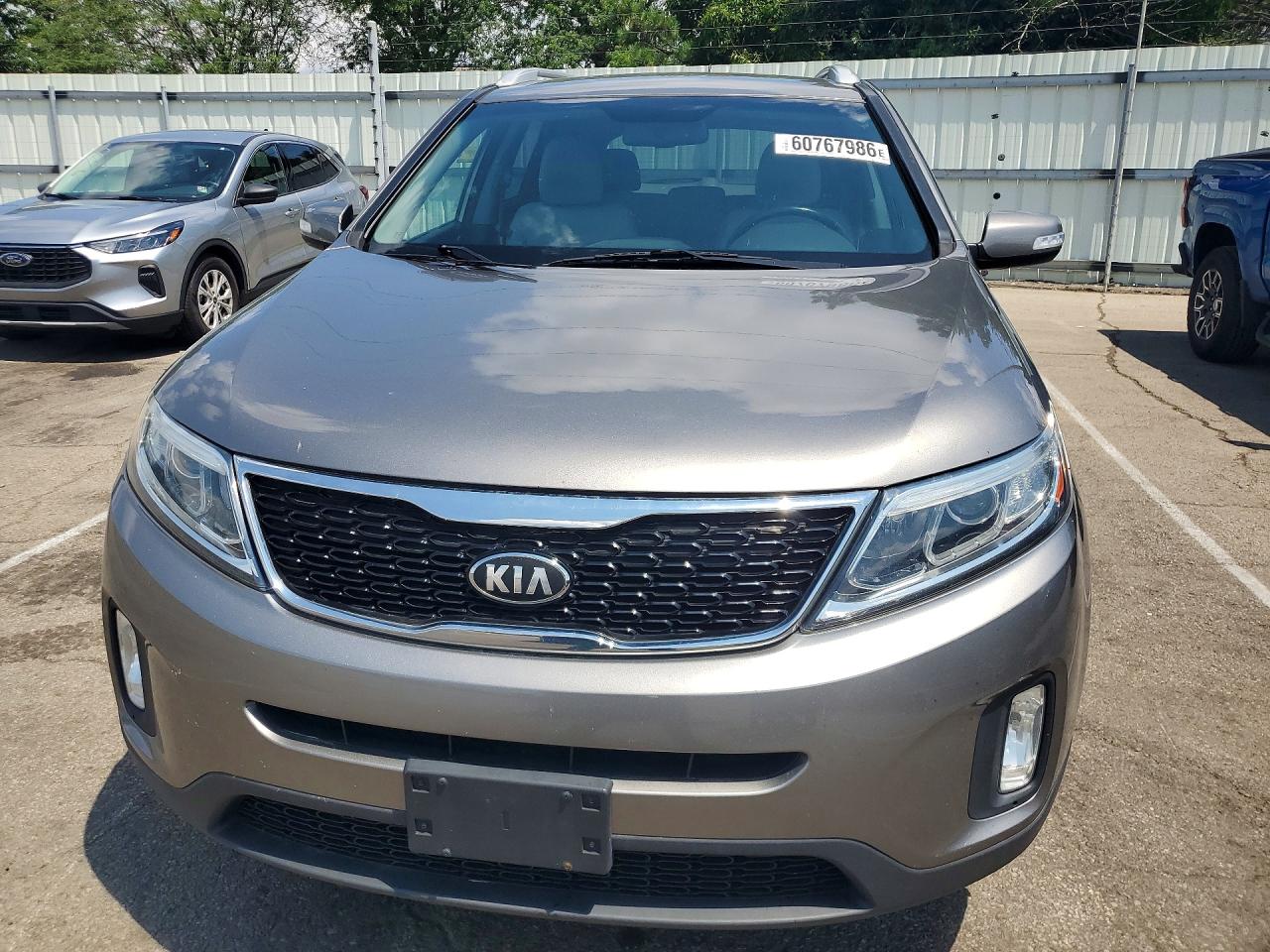 2014 Kia Sorento Lx Gray vin: 5XYKT3A63EG441028