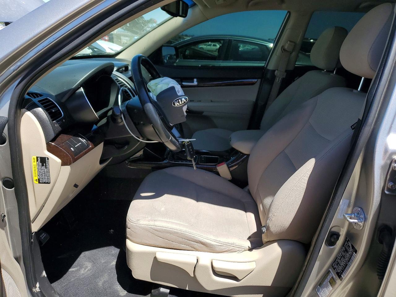 2014 Kia Sorento Lx Silver vin: 5XYKT3A63EG478645