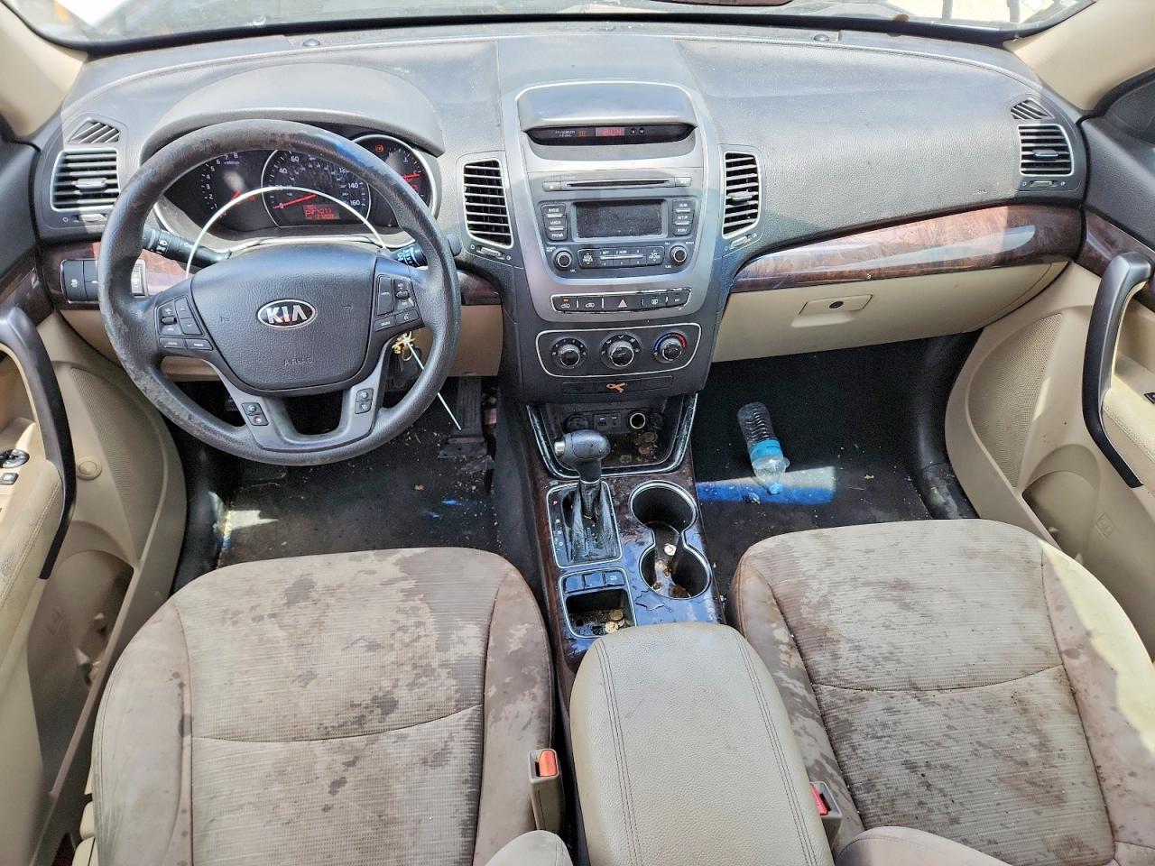 2014 Kia Sorento Lx Silver vin: 5XYKT3A63EG481805