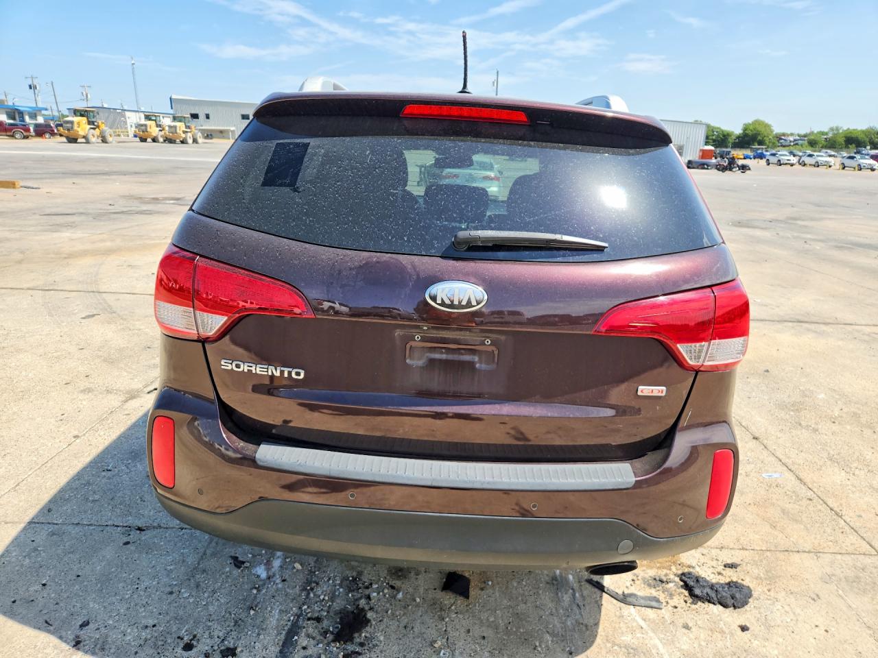 2014 Kia Sorento Бордовый vin: 5XYKT3A63EG491038