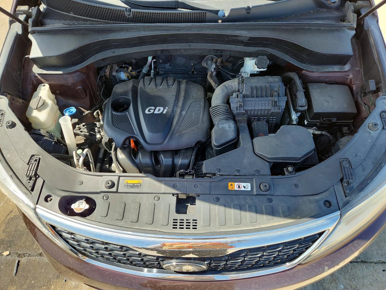 2014 Kia Sorento Бордовый vin: 5XYKT3A63EG491038