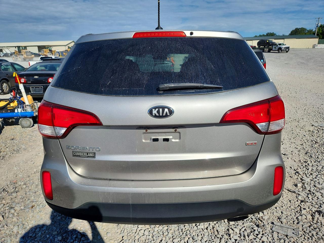2014 Kia Sorento Lx Silver vin: 5XYKT3A63EG504094