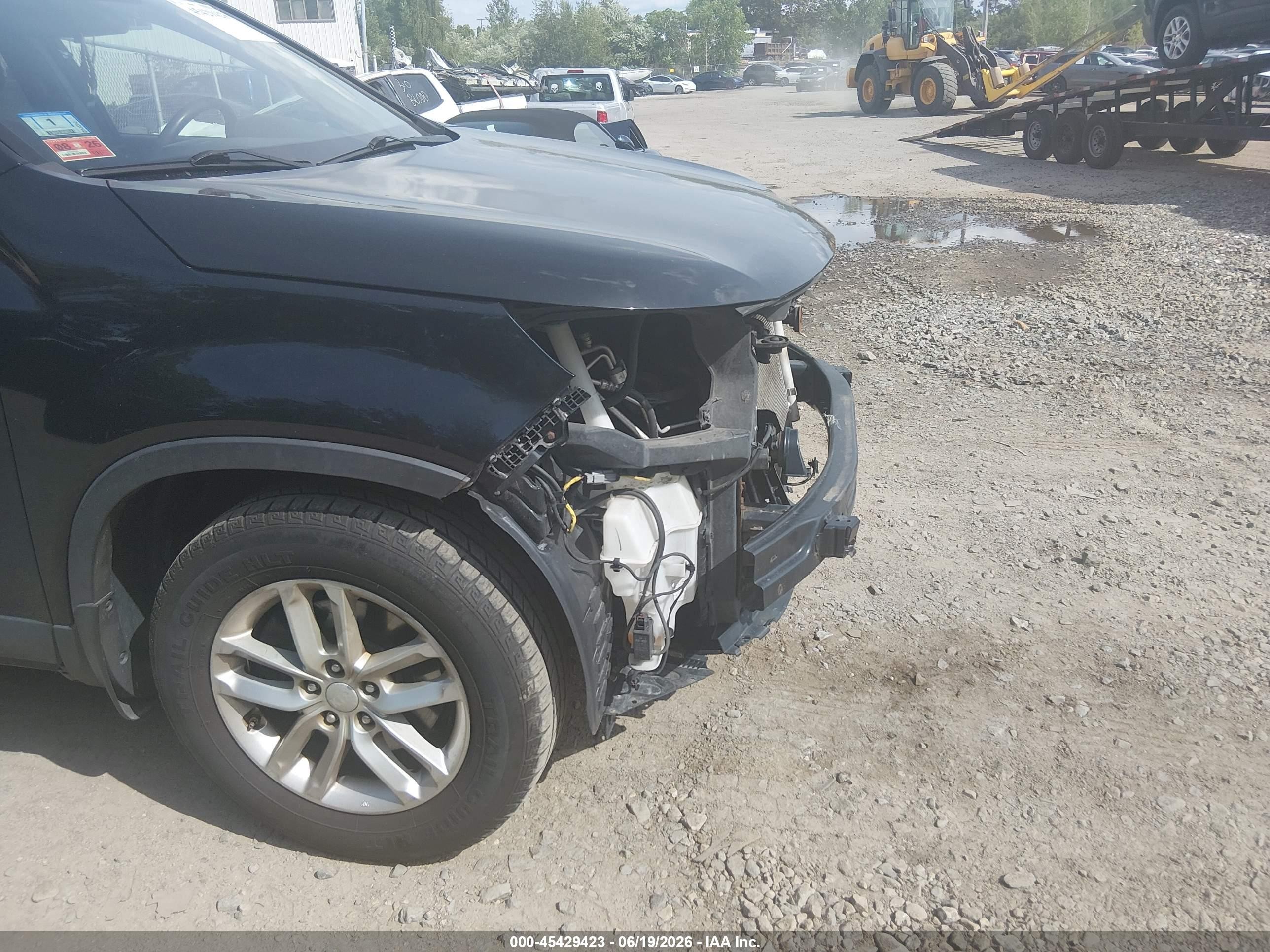 2014 Kia Sorento Lx Черный vin: 5XYKT3A63EG513409