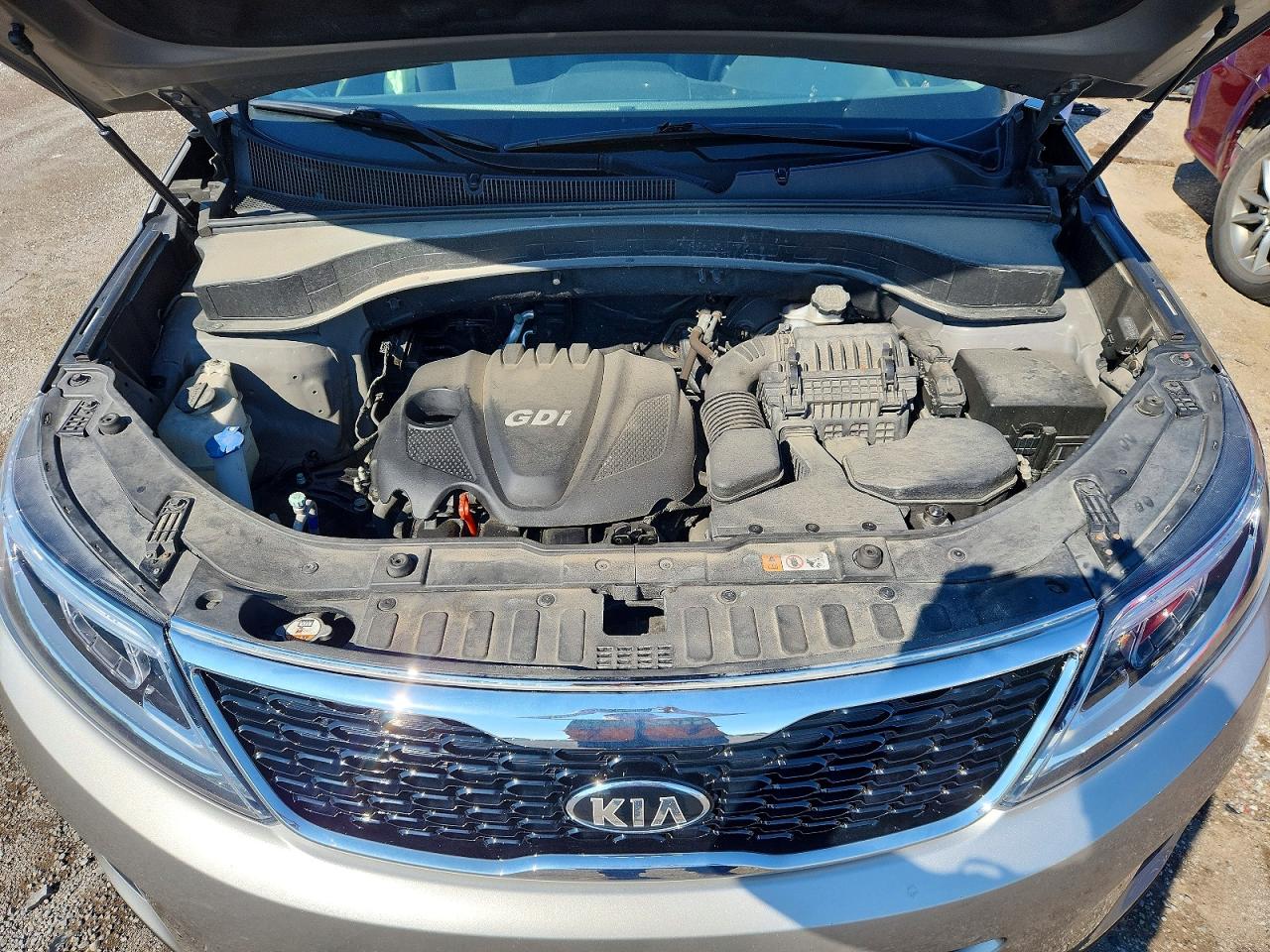 2014 Kia Sorento Lx Silver vin: 5XYKT3A63EG525477