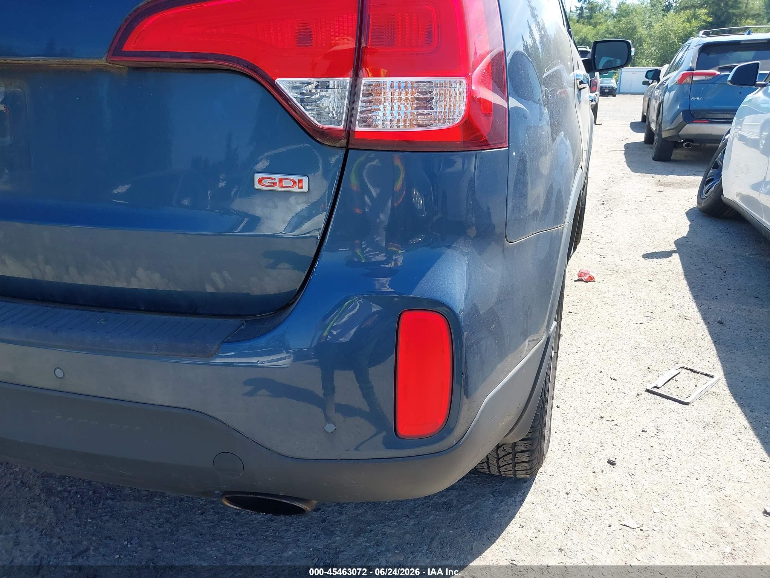 2014 Kia Sorento Lx Blue vin: 5XYKT3A63EG525544