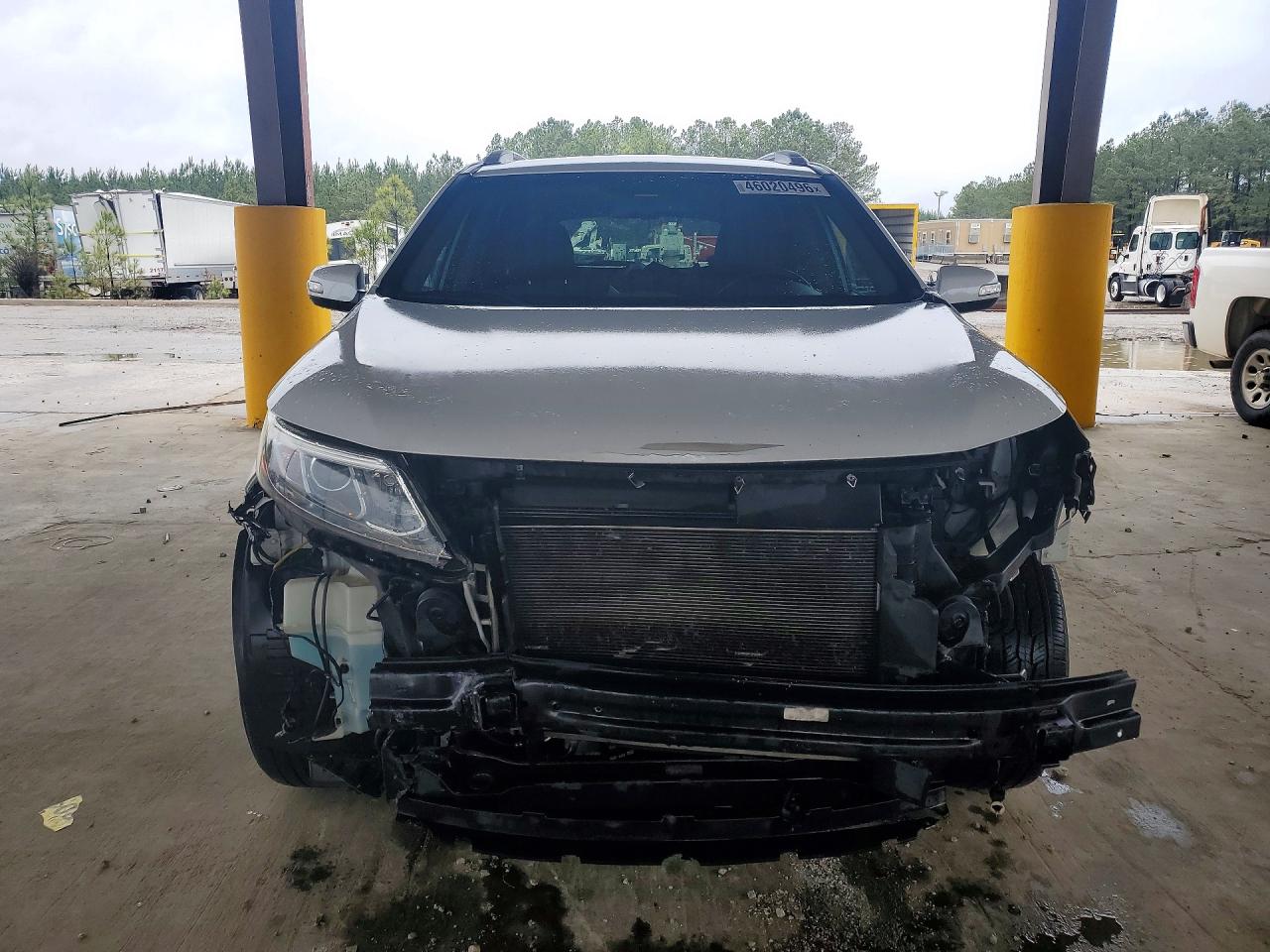 2015 Kia Sorento White vin: 5XYKT3A63FG615407