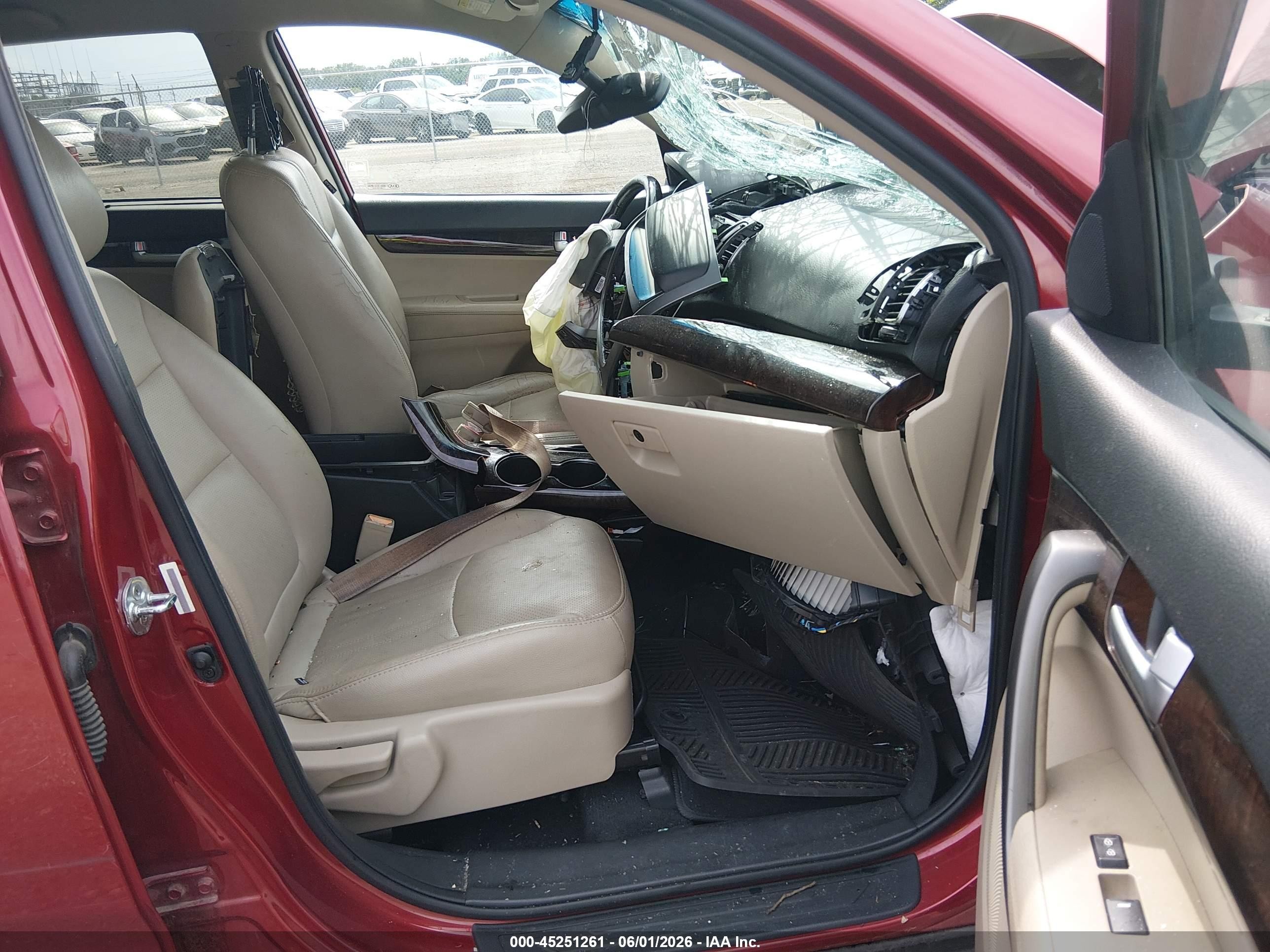 2015 Kia Sorento Lx Burgundy vin: 5XYKT3A63FG631235