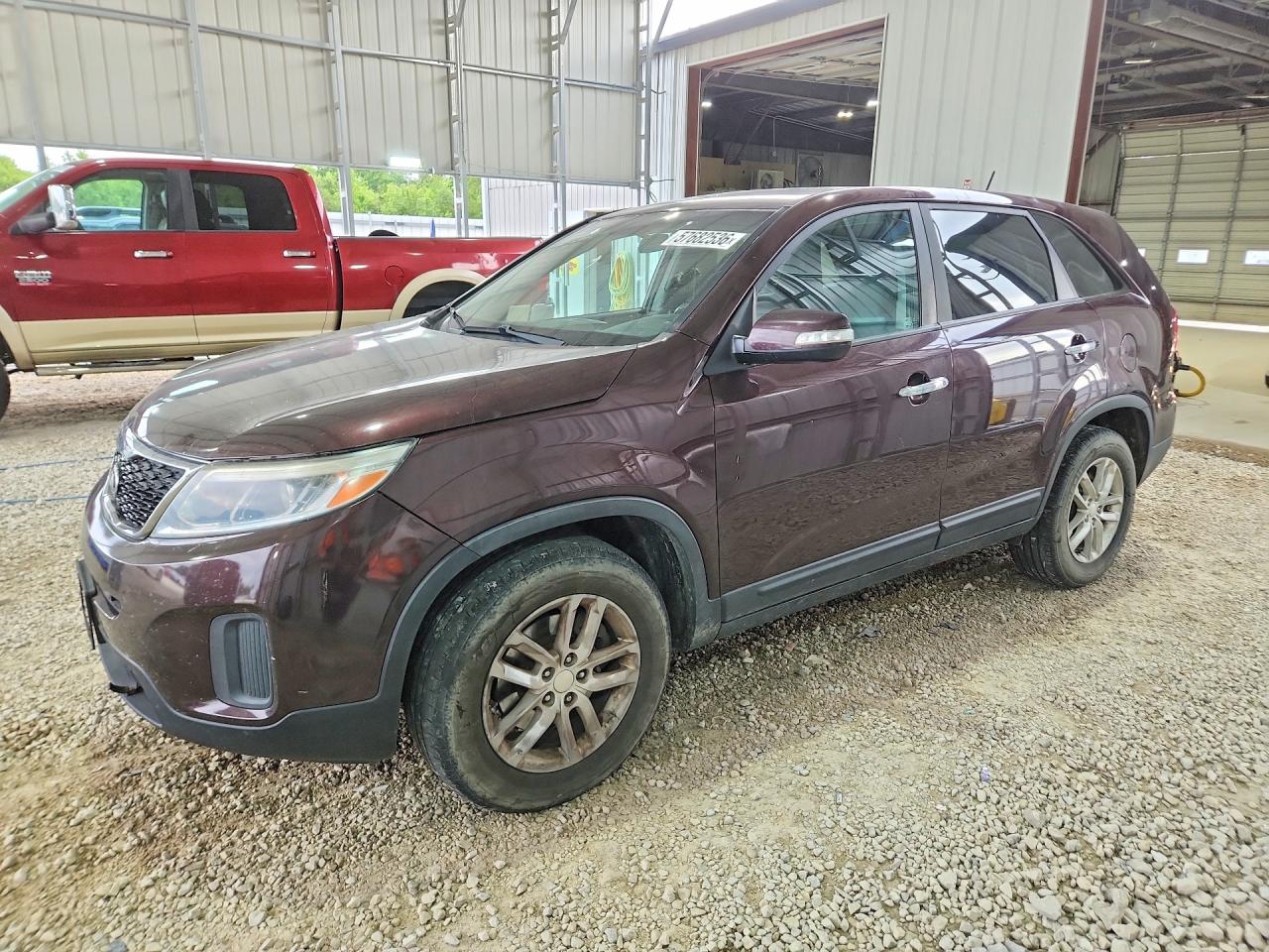 2015 Kia Sorento Lx Purple vin: 5XYKT3A63FG655549