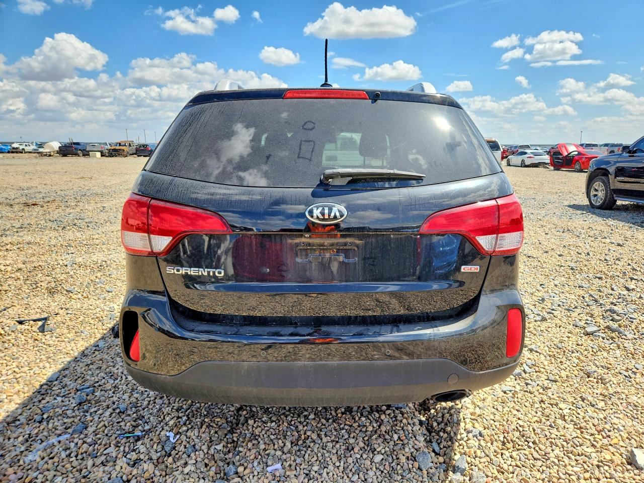 2015 Kia Sorento Lx Black vin: 5XYKT3A63FG658144