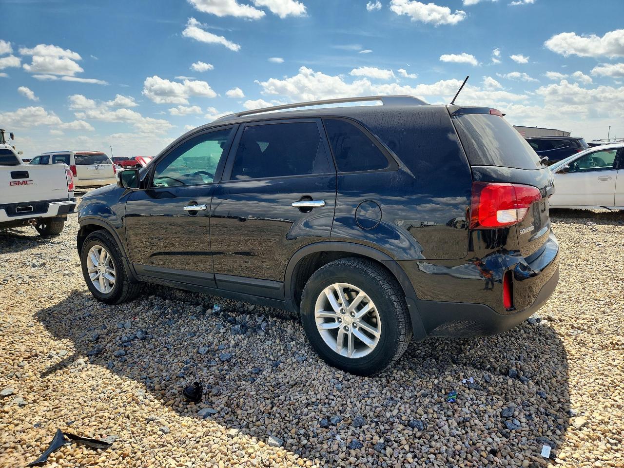 2015 Kia Sorento Lx Black vin: 5XYKT3A63FG658144