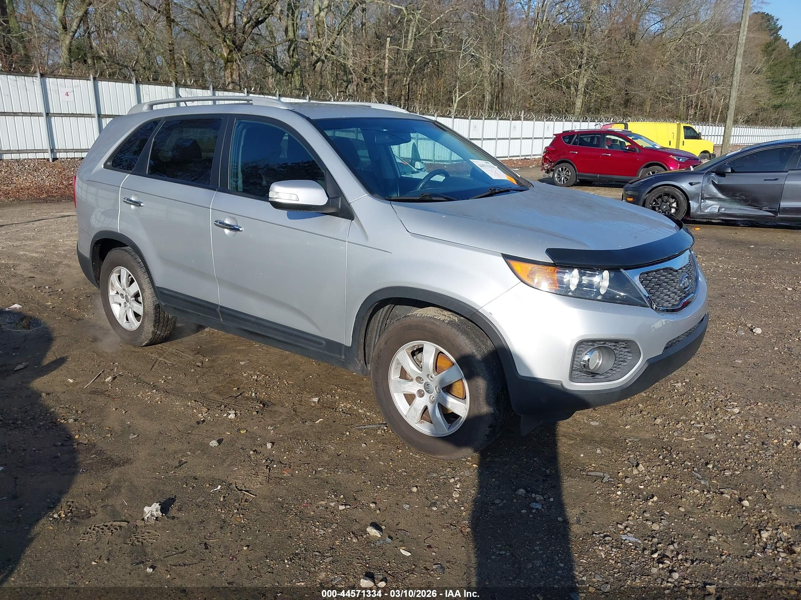 2012 Kia Sorento Lx Gray vin: 5XYKT3A64CG270531