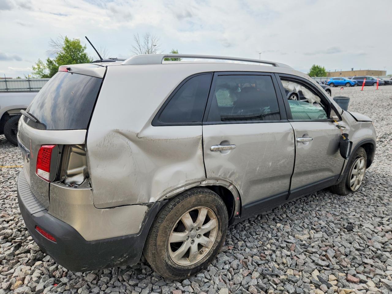 2012 Kia Sorento Lx Gray vin: 5XYKT3A64CG282761