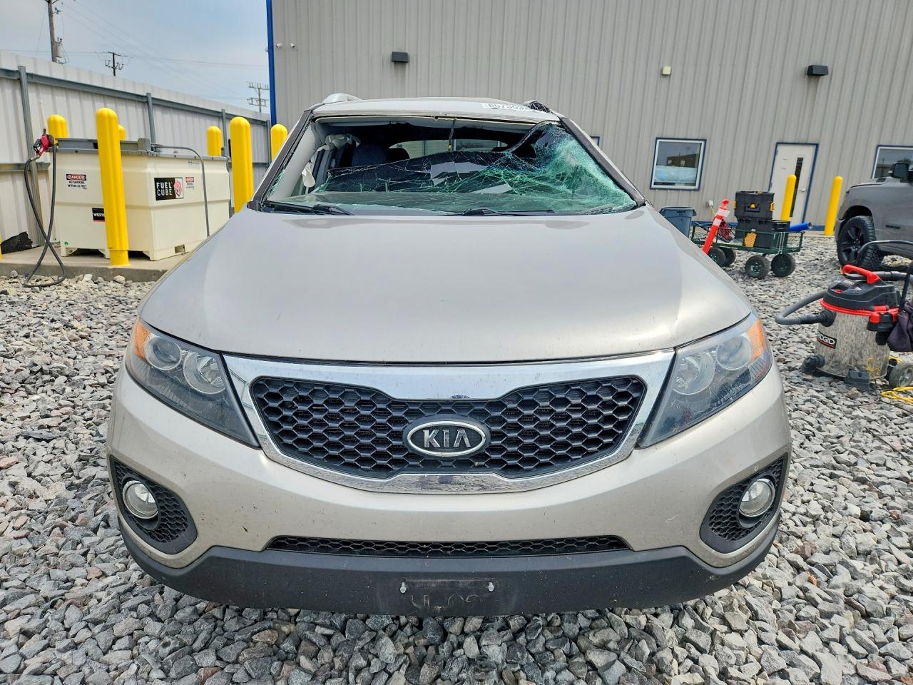 2012 Kia Sorento Lx Gray vin: 5XYKT3A64CG282761