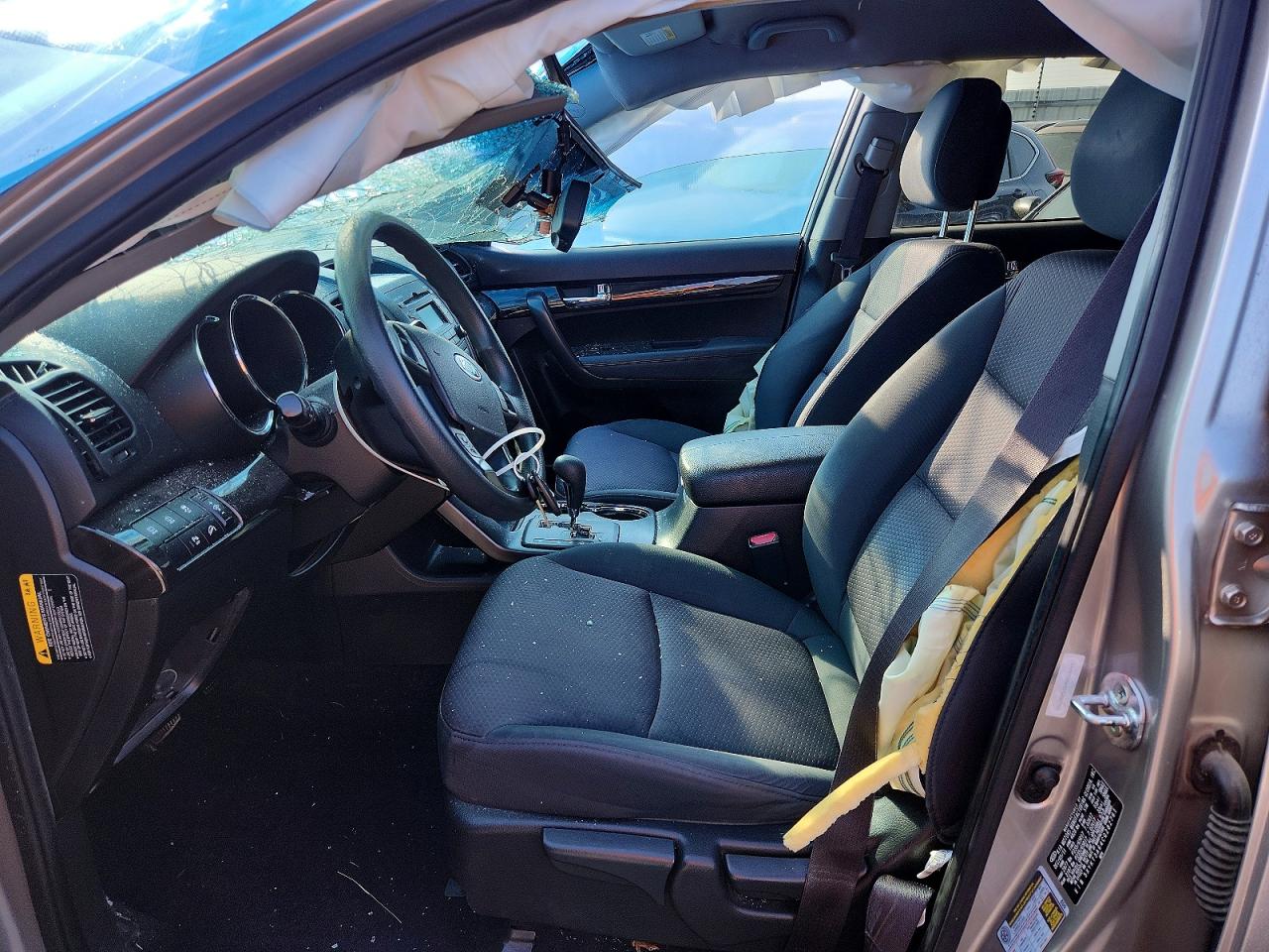 2012 Kia Sorento Lx Gray vin: 5XYKT3A64CG282761