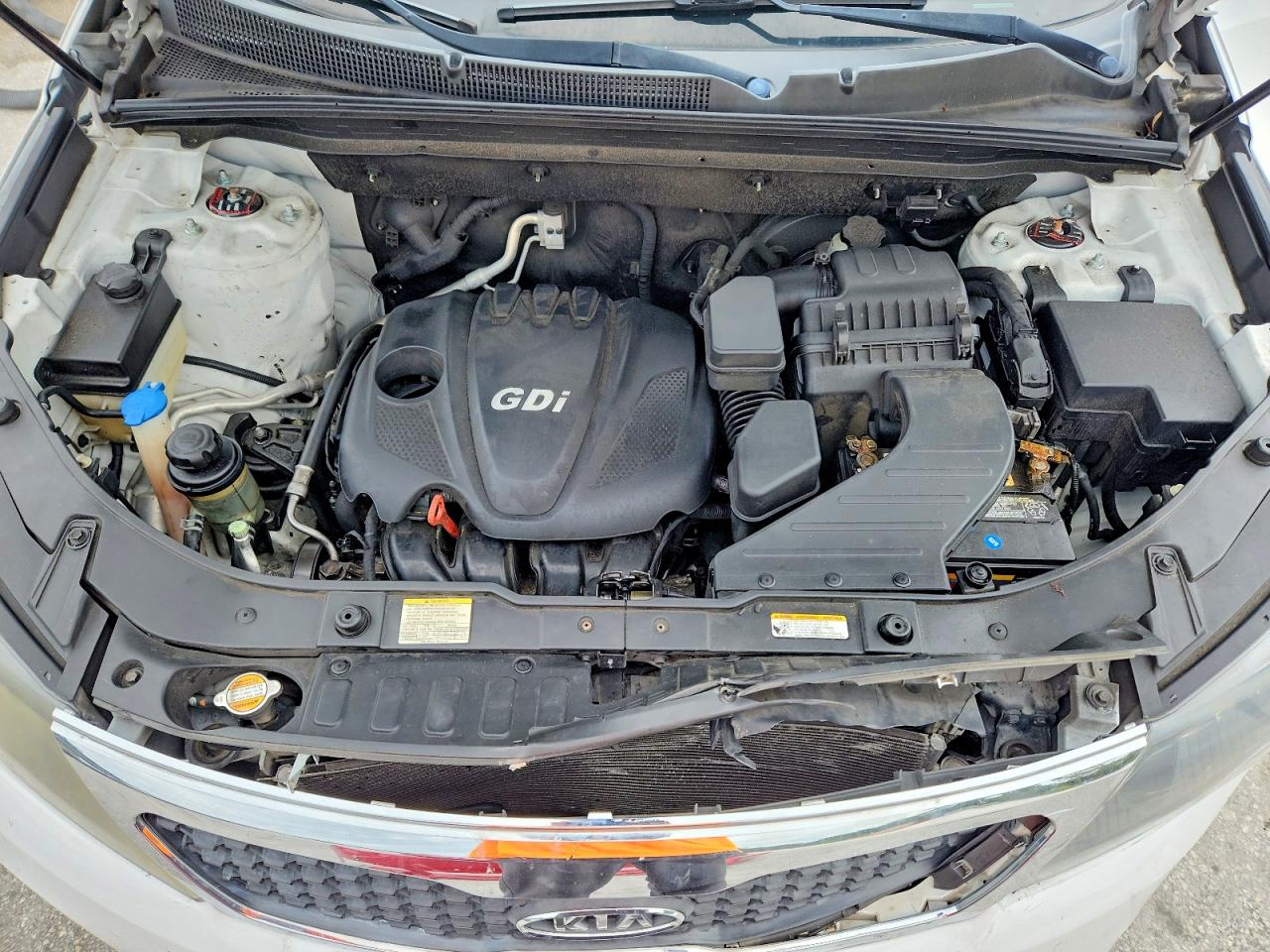 2013 Kia Sorento Lx Белый vin: 5XYKT3A64DG311242
