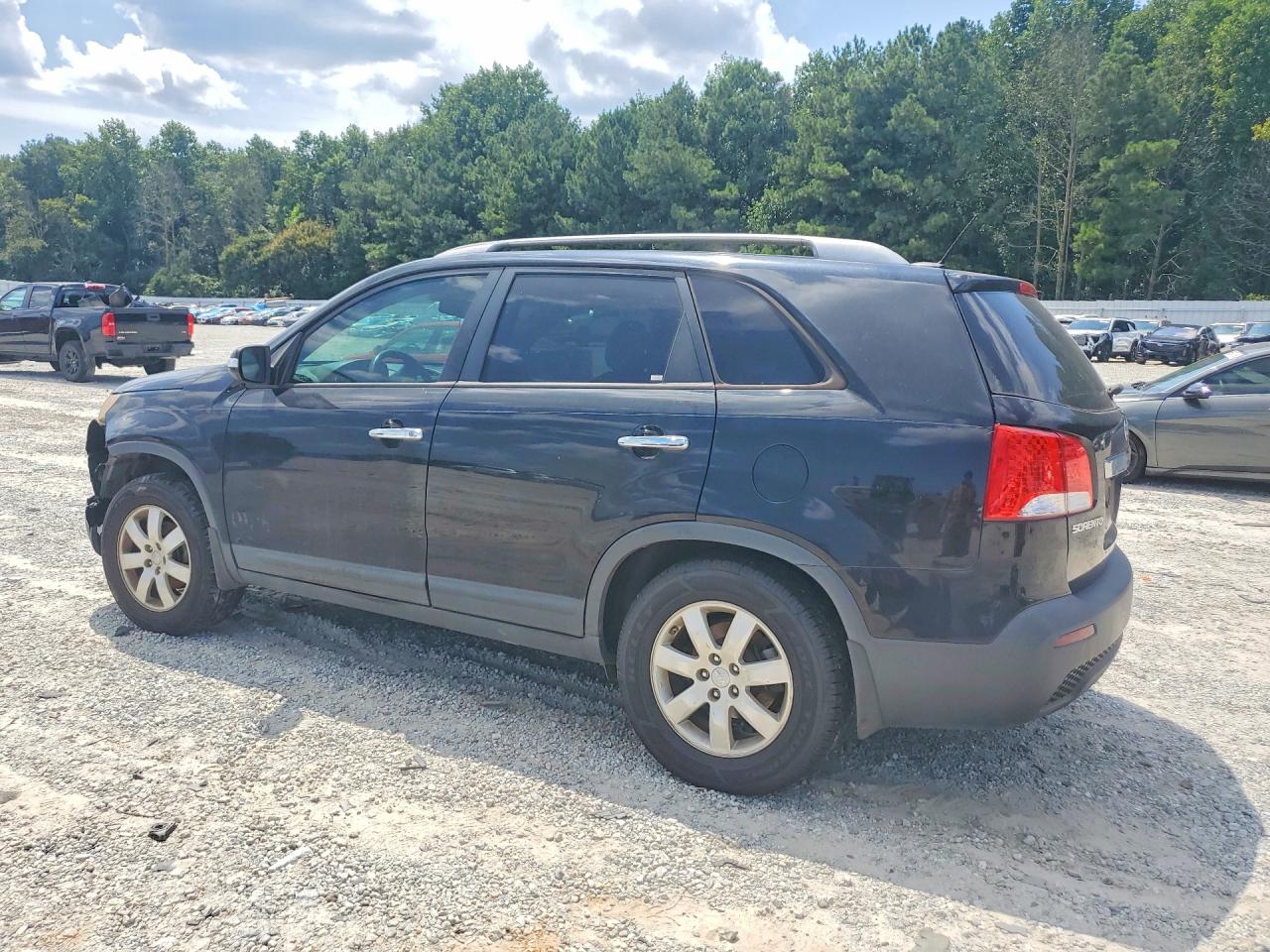 2013 Kia Sorento Lx Black vin: 5XYKT3A64DG364040