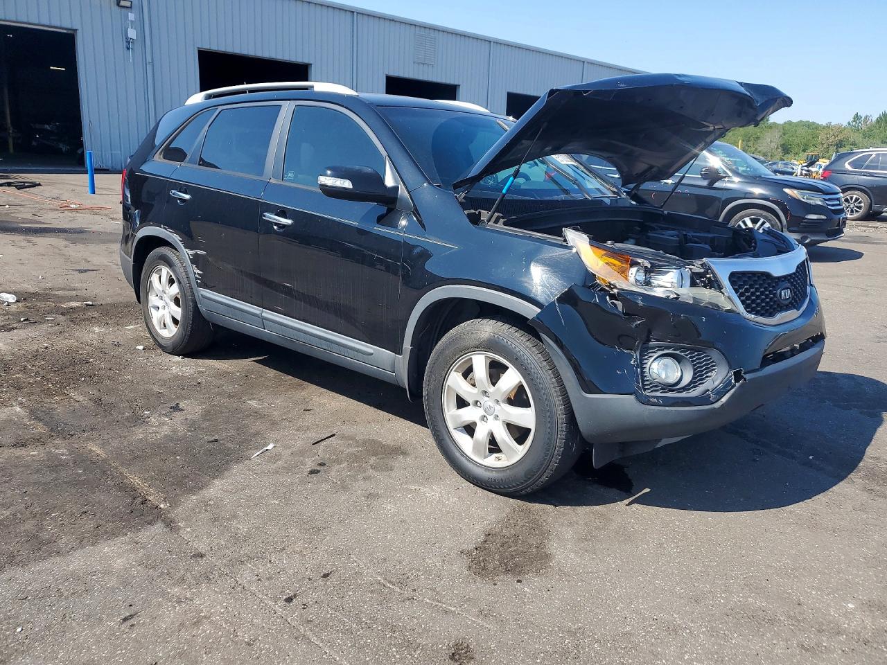 2013 Kia Sorento Lx Black vin: 5XYKT3A64DG389911