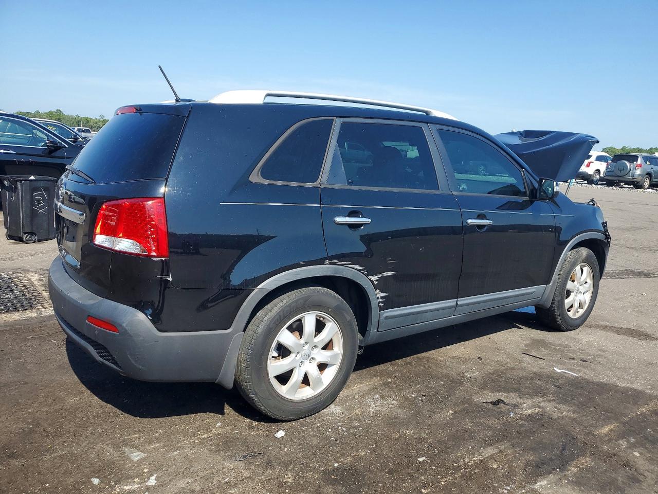 2013 Kia Sorento Lx Black vin: 5XYKT3A64DG389911