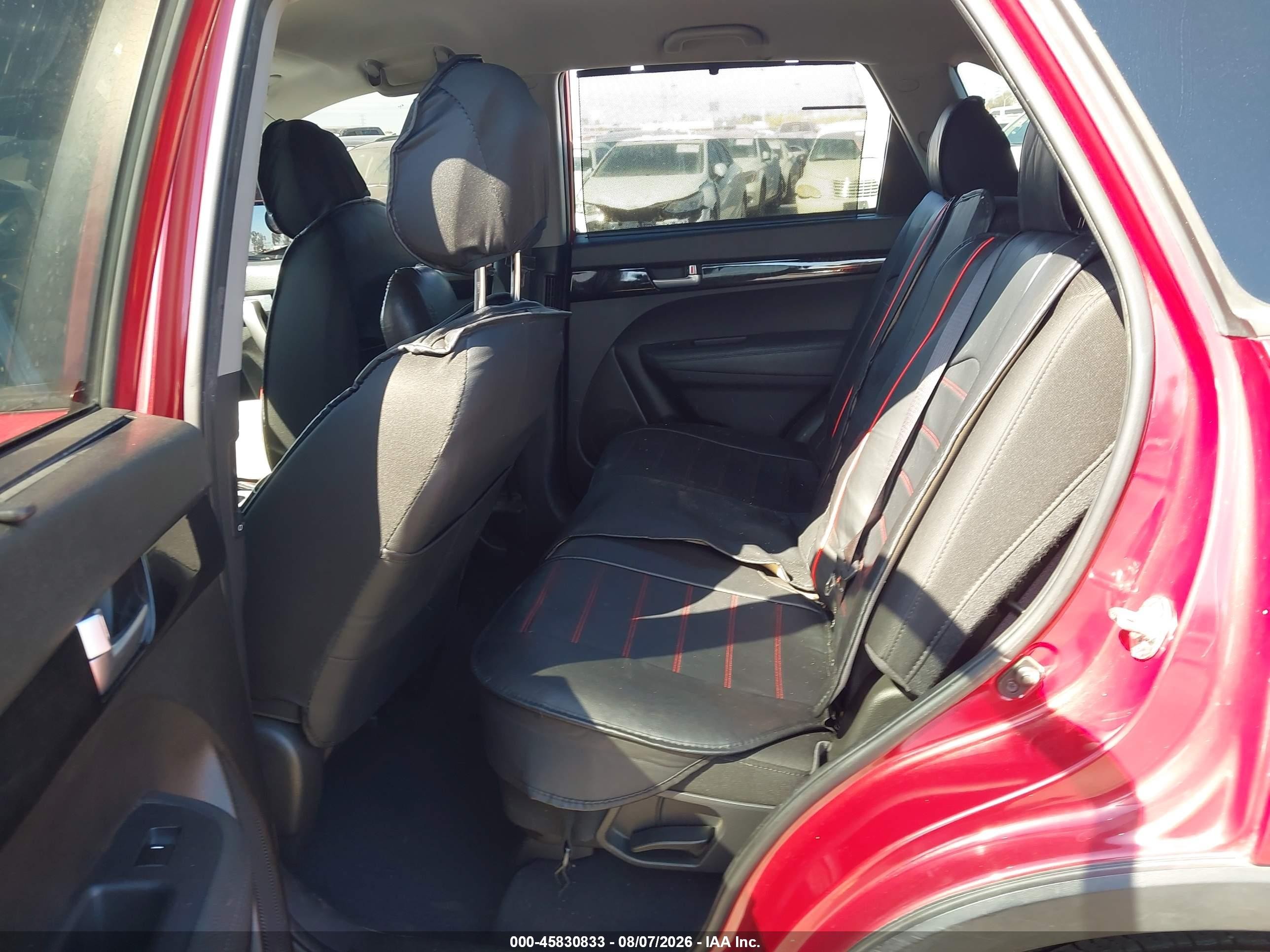2014 Kia Sorento Lx Red vin: 5XYKT3A64EG435061
