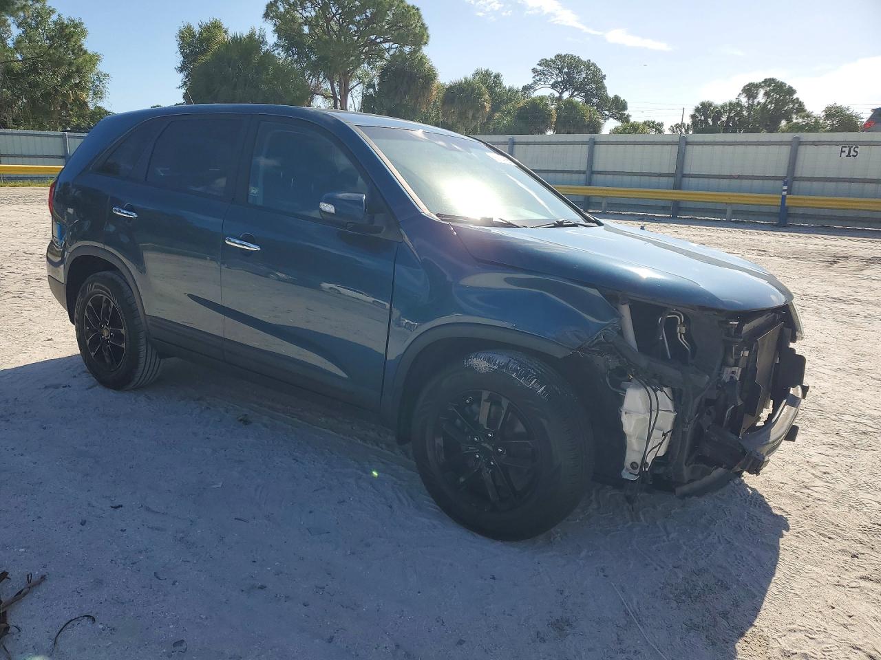 2014 Kia Sorento Lx Blue vin: 5XYKT3A64EG443385